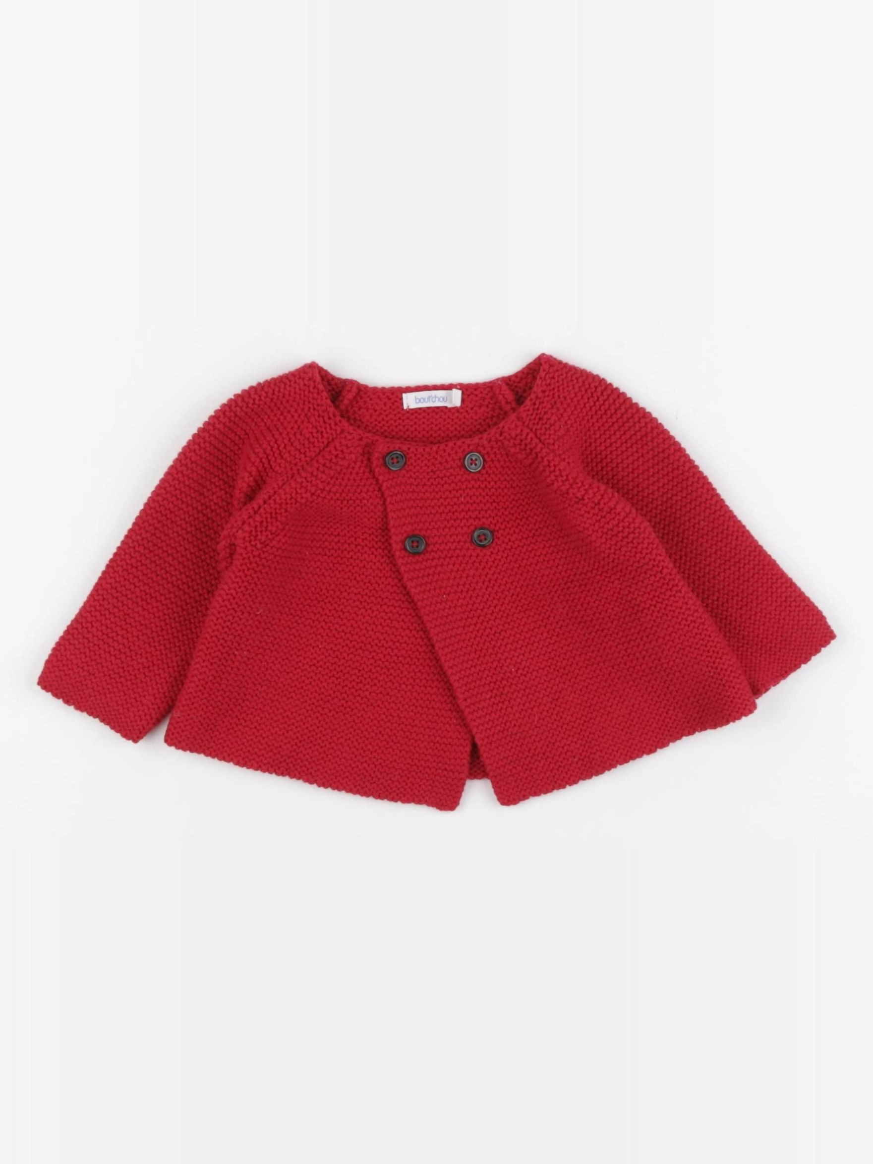 Boutchou - gilet rouge - 3 mois