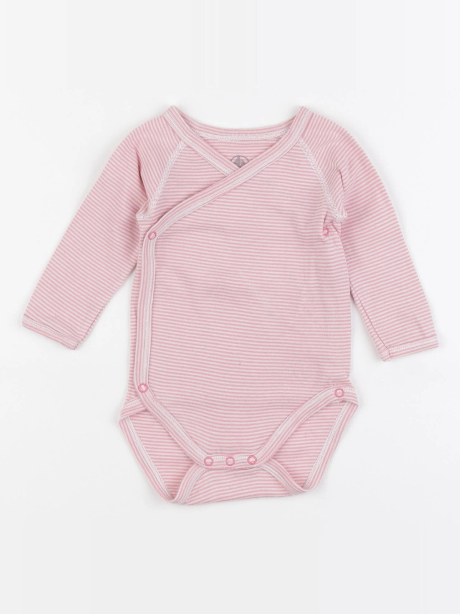 Petit Bateau - body rose - 3 mois