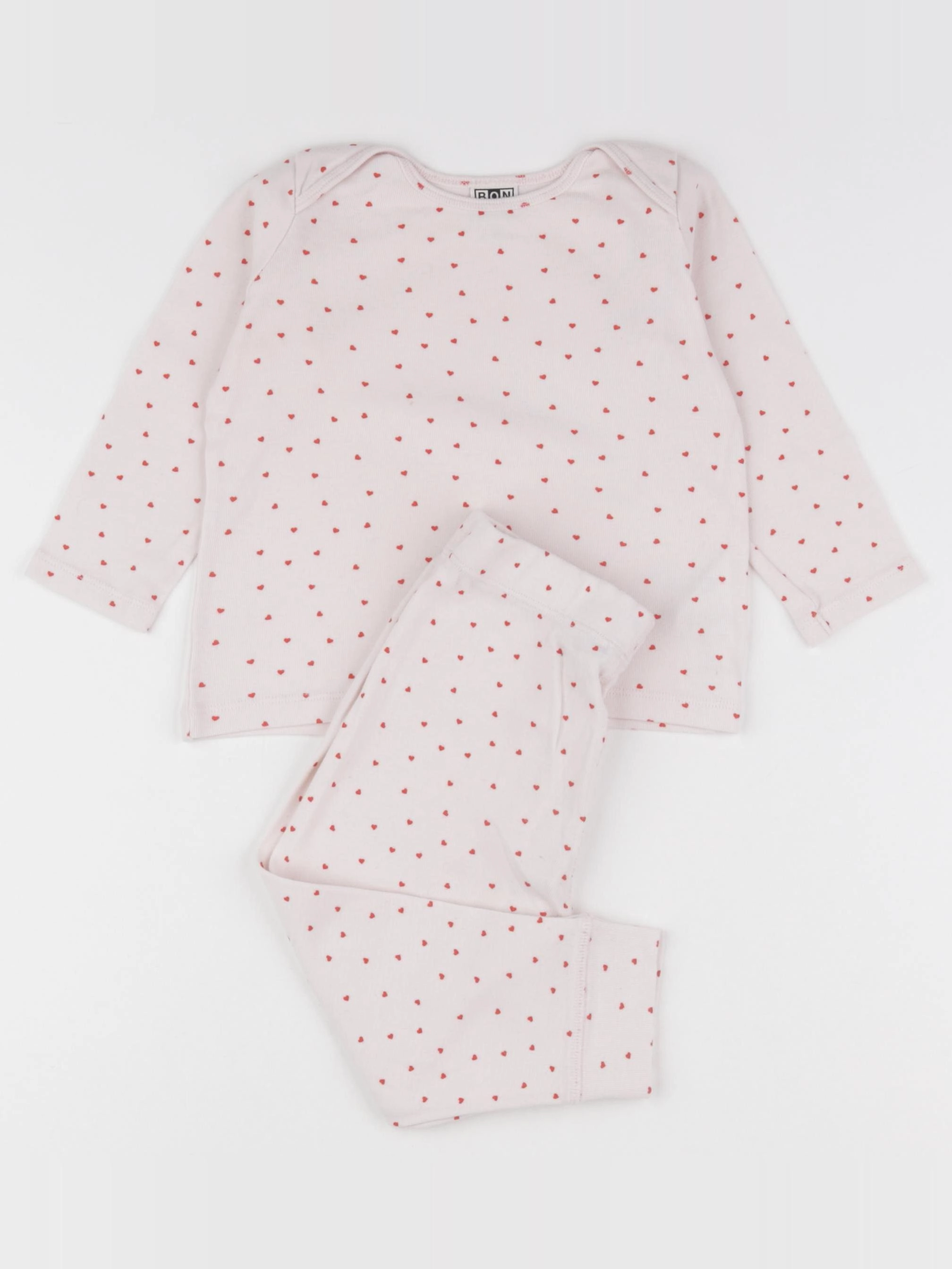 Bonton - pyjama coton blanc - 2 ans