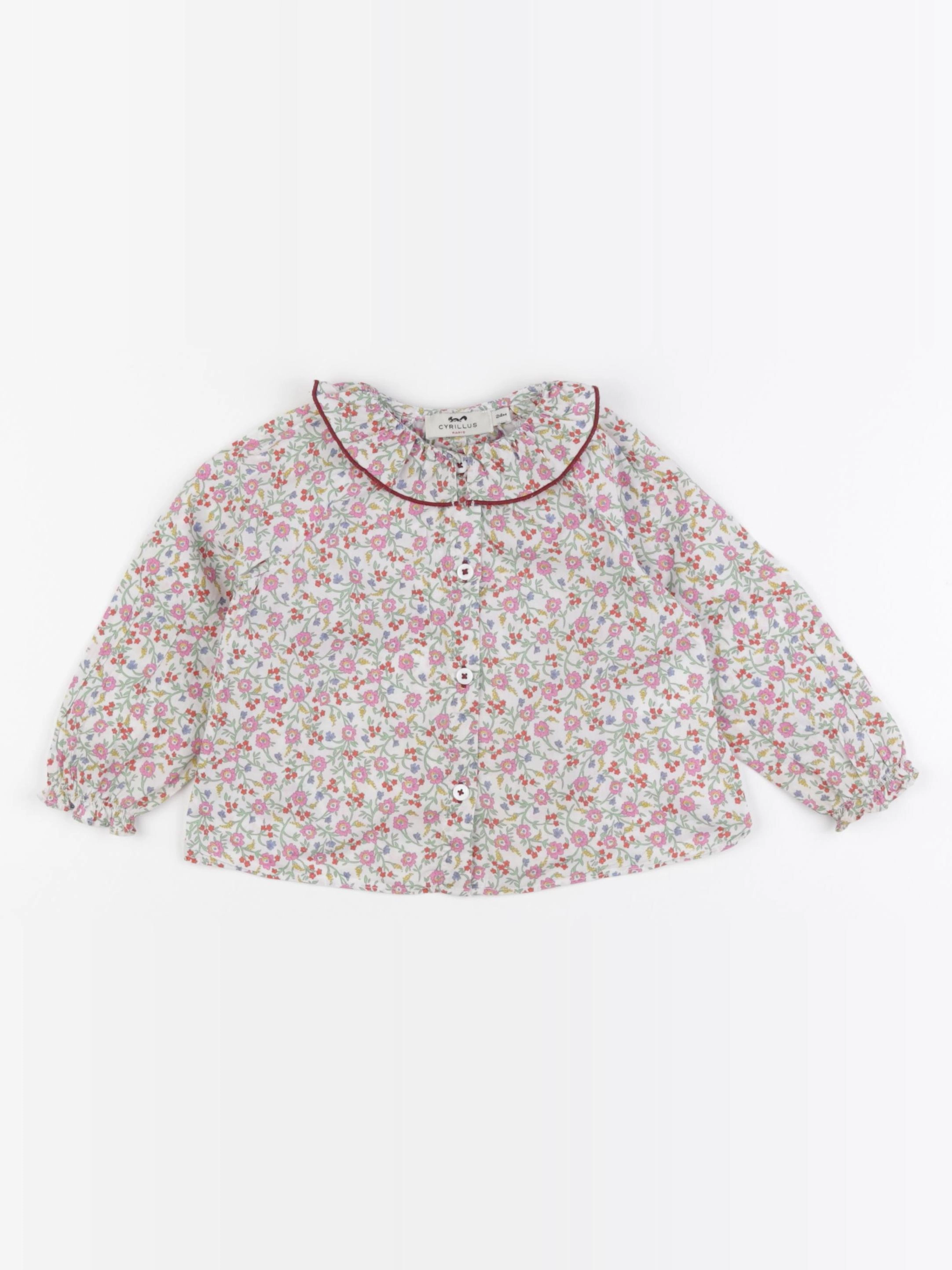 Cyrillus - blouse multicolore - 24 mois