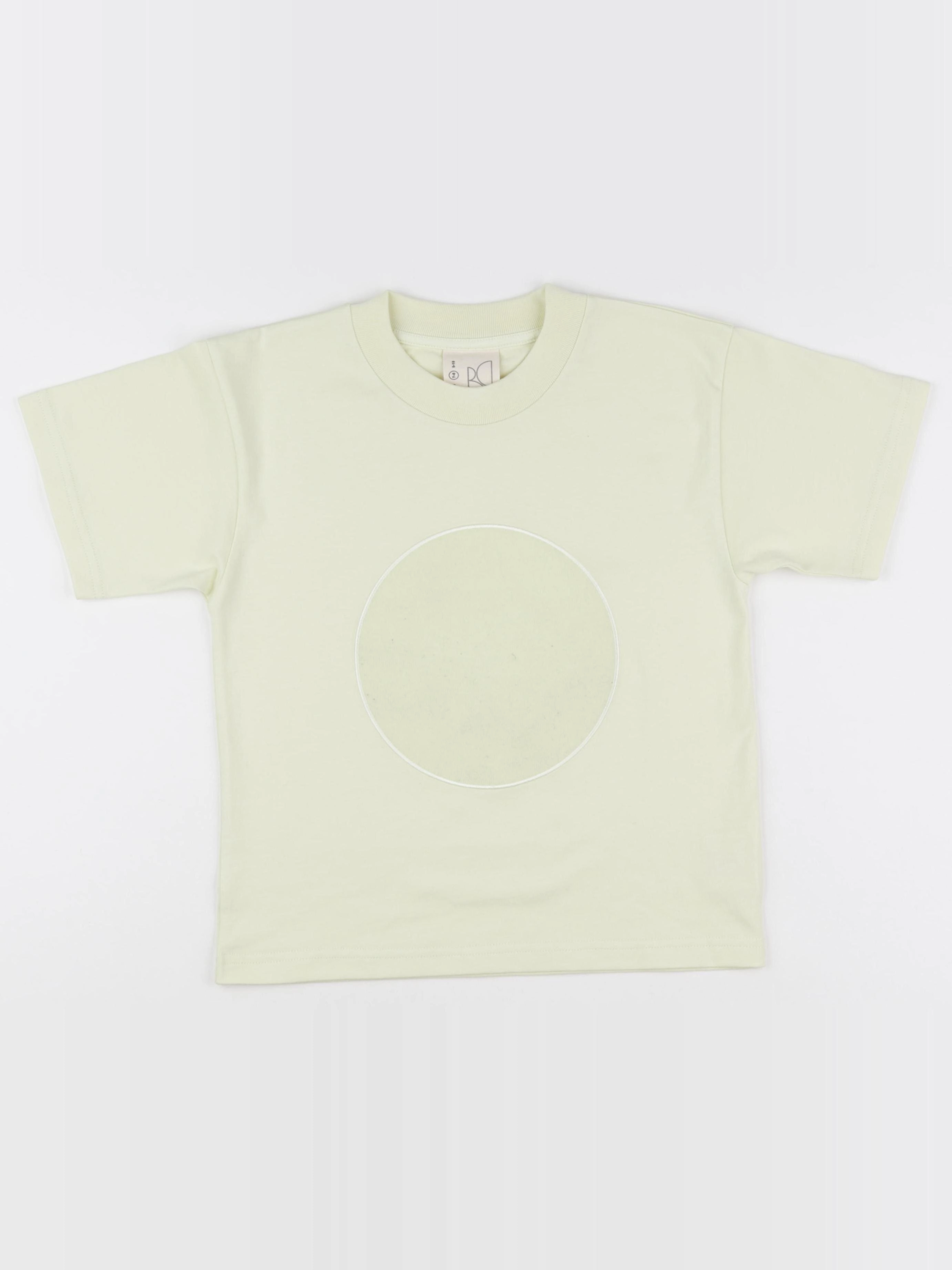 Bleu citron - tee-shirt jaune - 7 ans