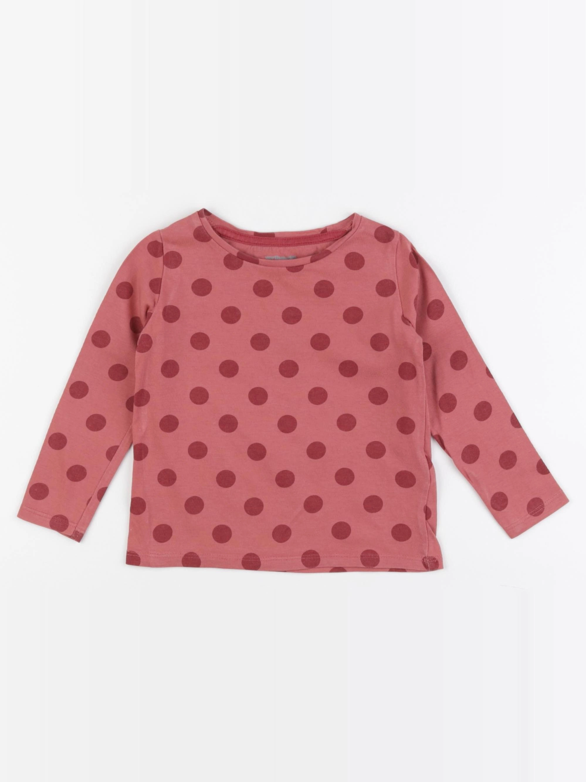 Vertbaudet - tee-shirt rose - 2 ans