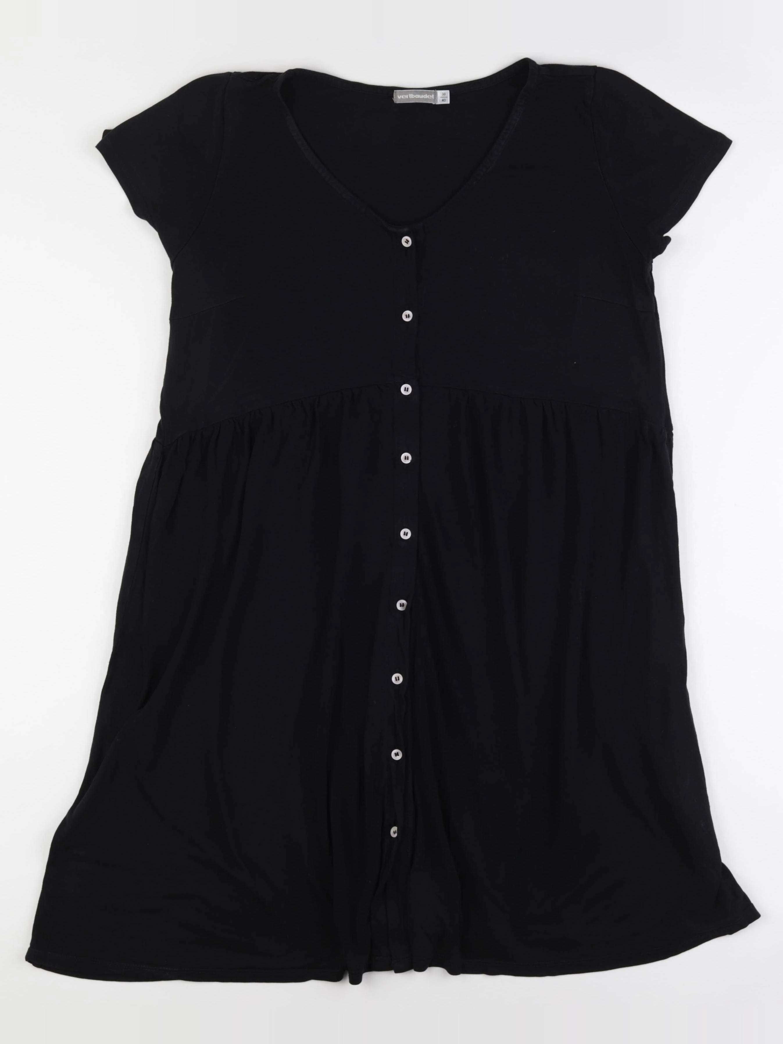 Vertbaudet - robe grossesse, allaitement noir - 38 à 40