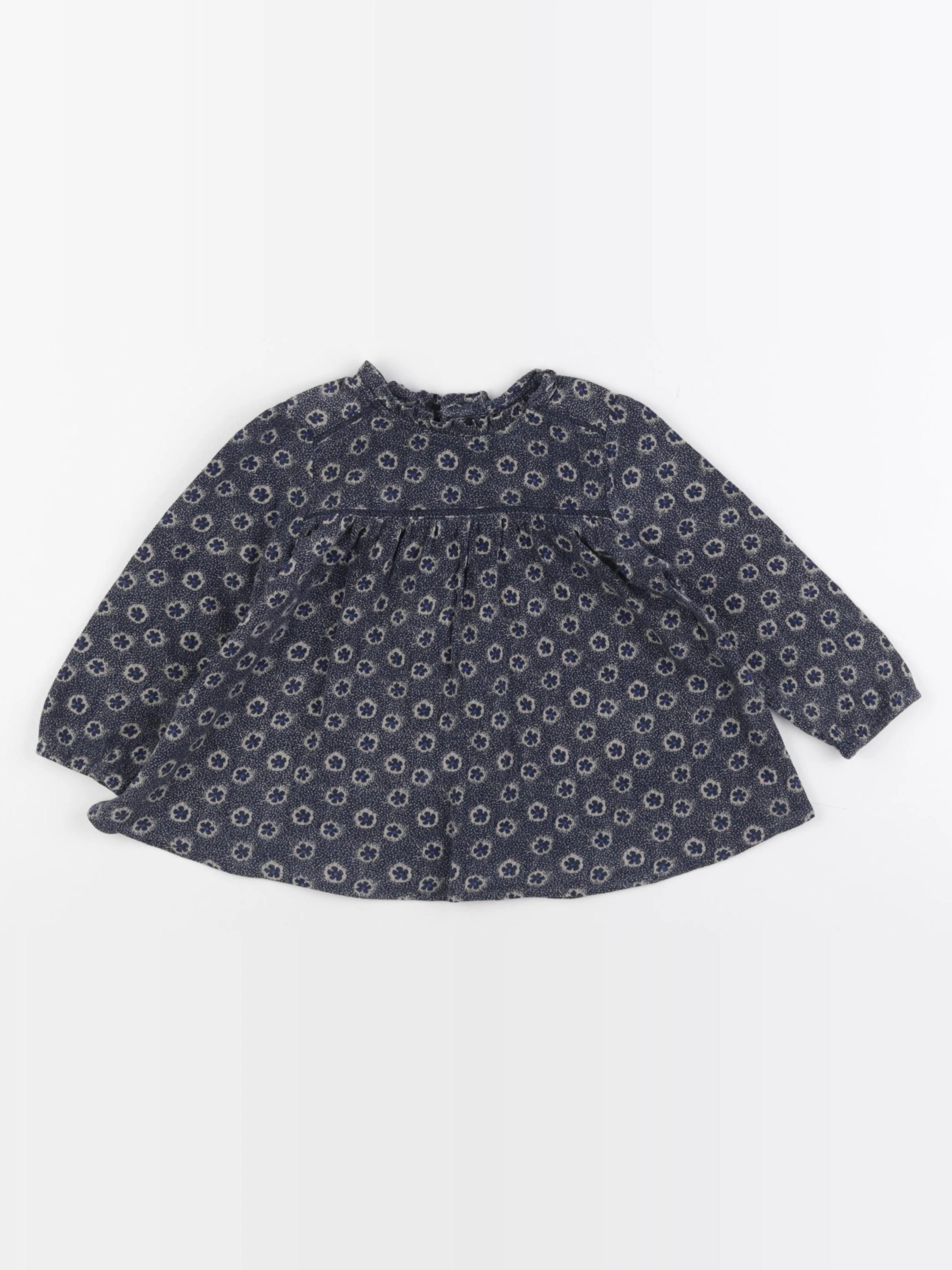 Boutchou - blouse bleu - 18 mois
