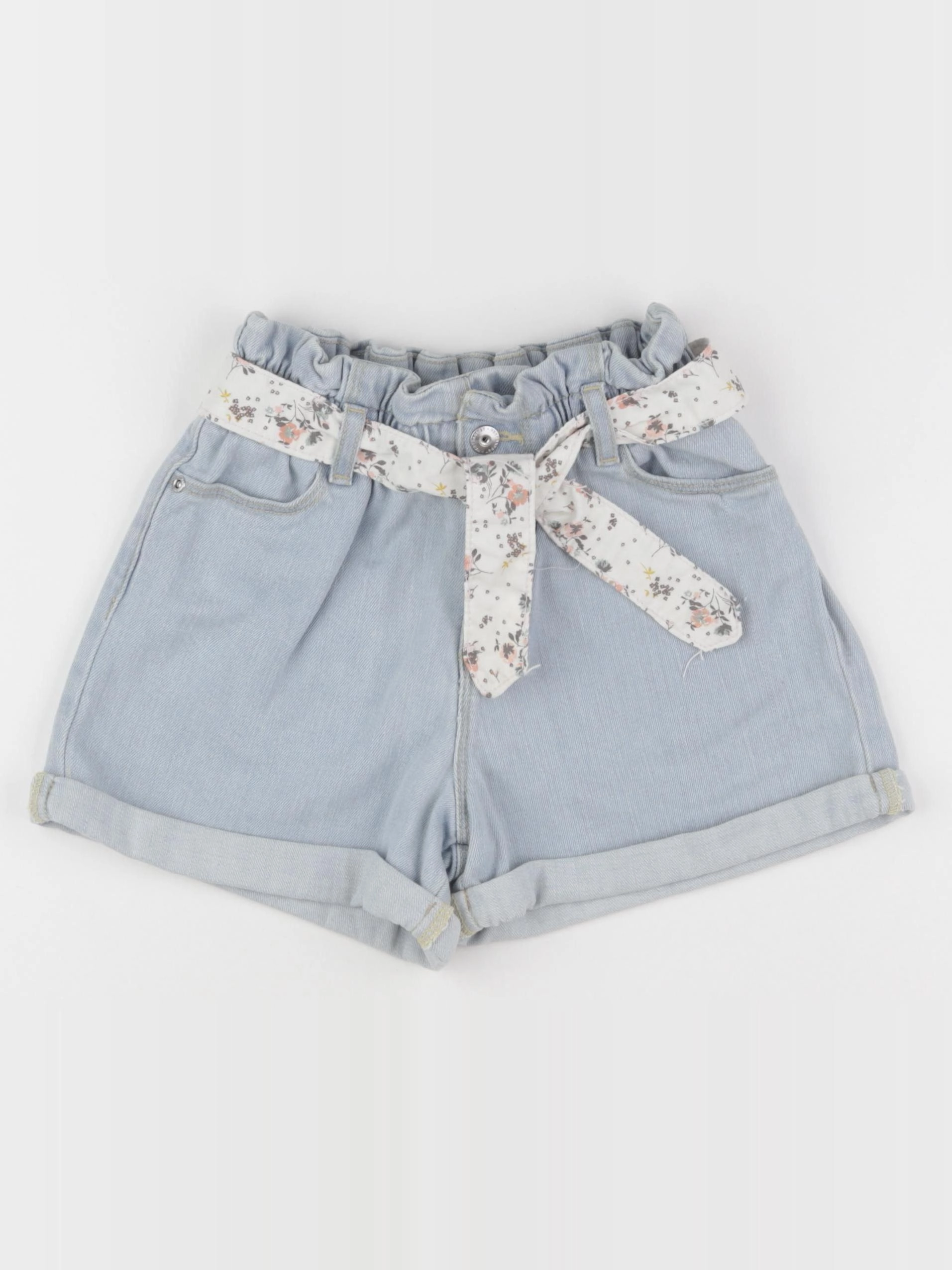 Vertbaudet - short bleu - 7 ans
