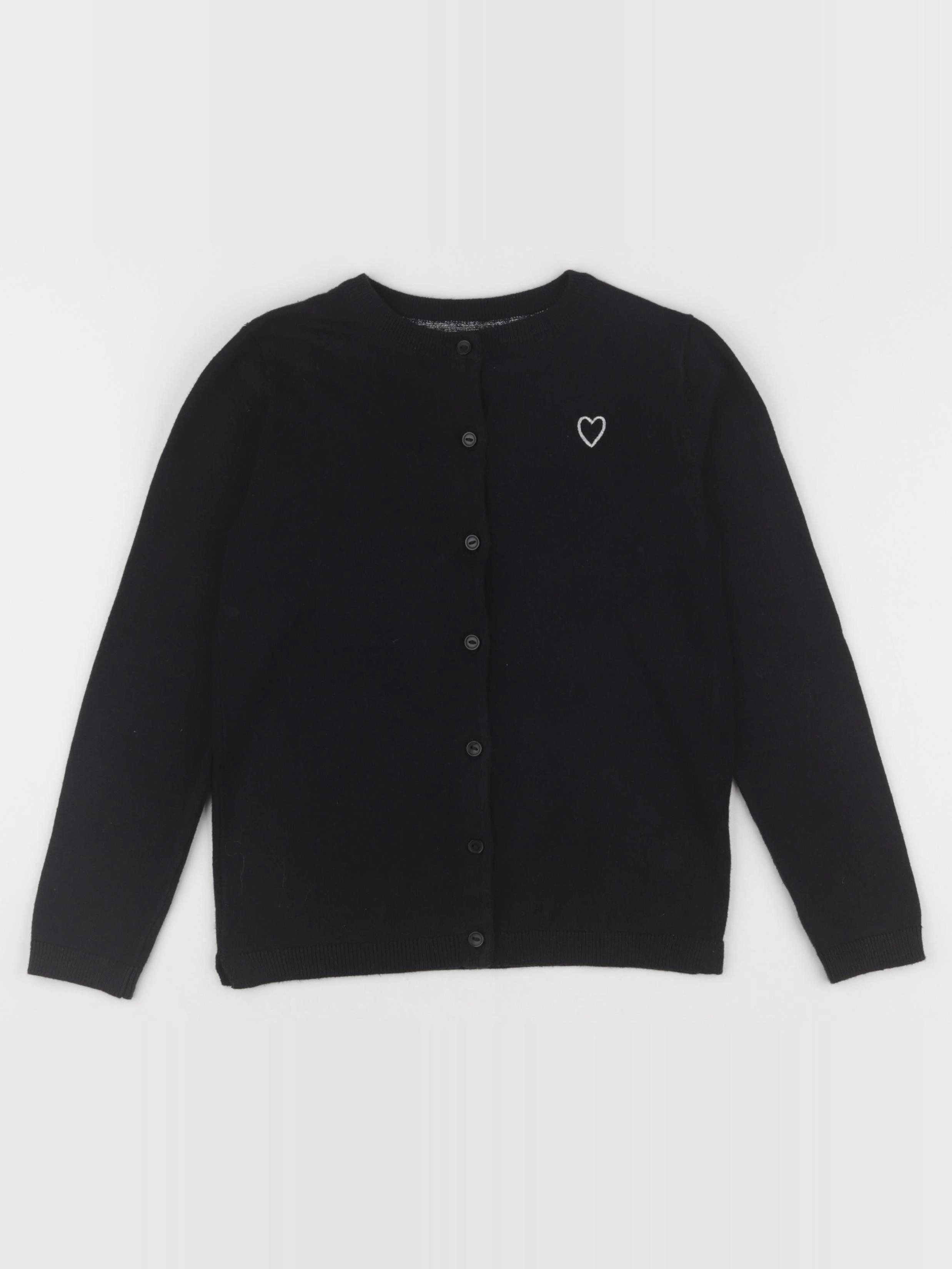 Vertbaudet - gilet noir - 8 ans