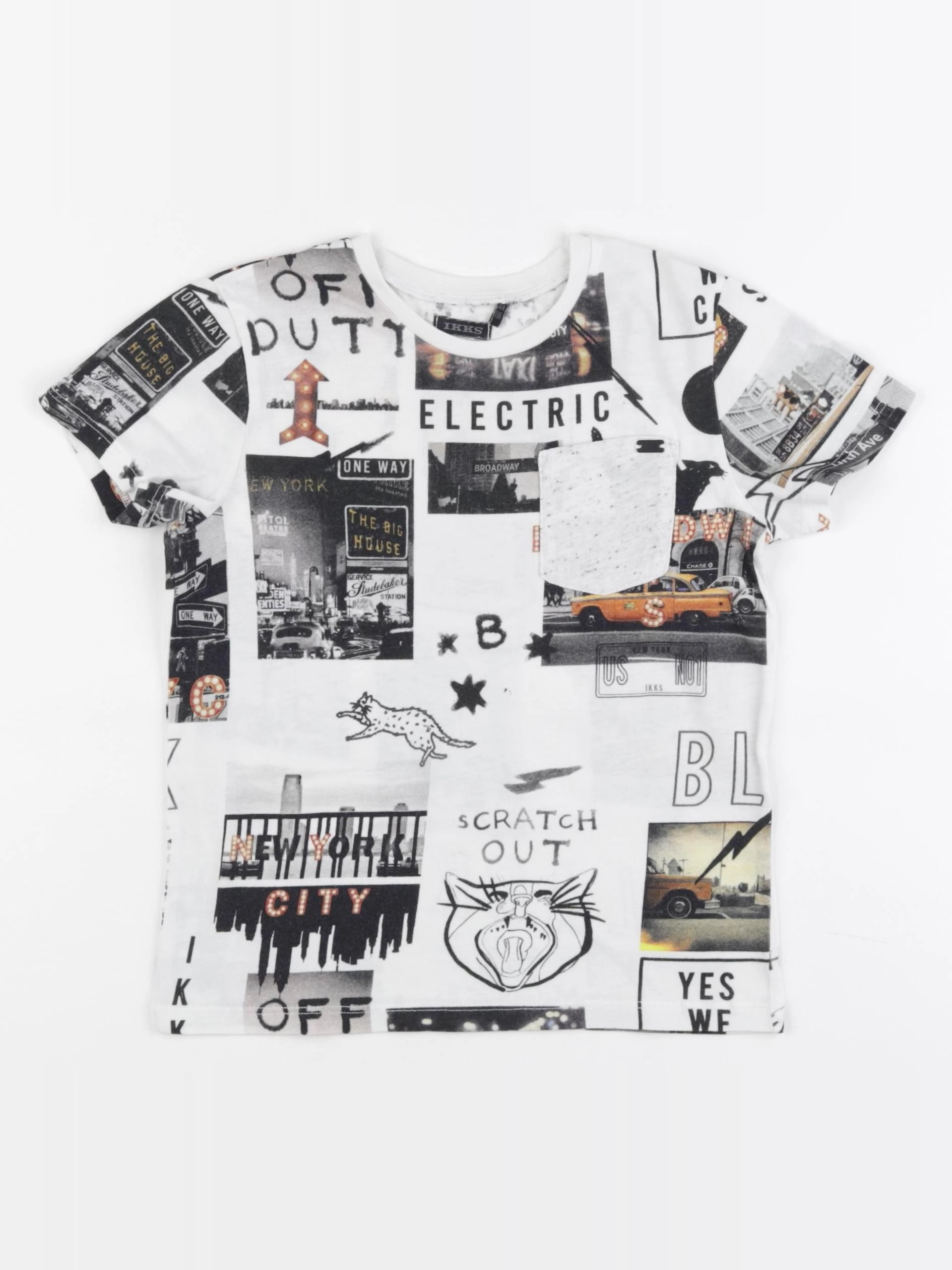 IKKS - tee-shirt multicolore - 6 ans