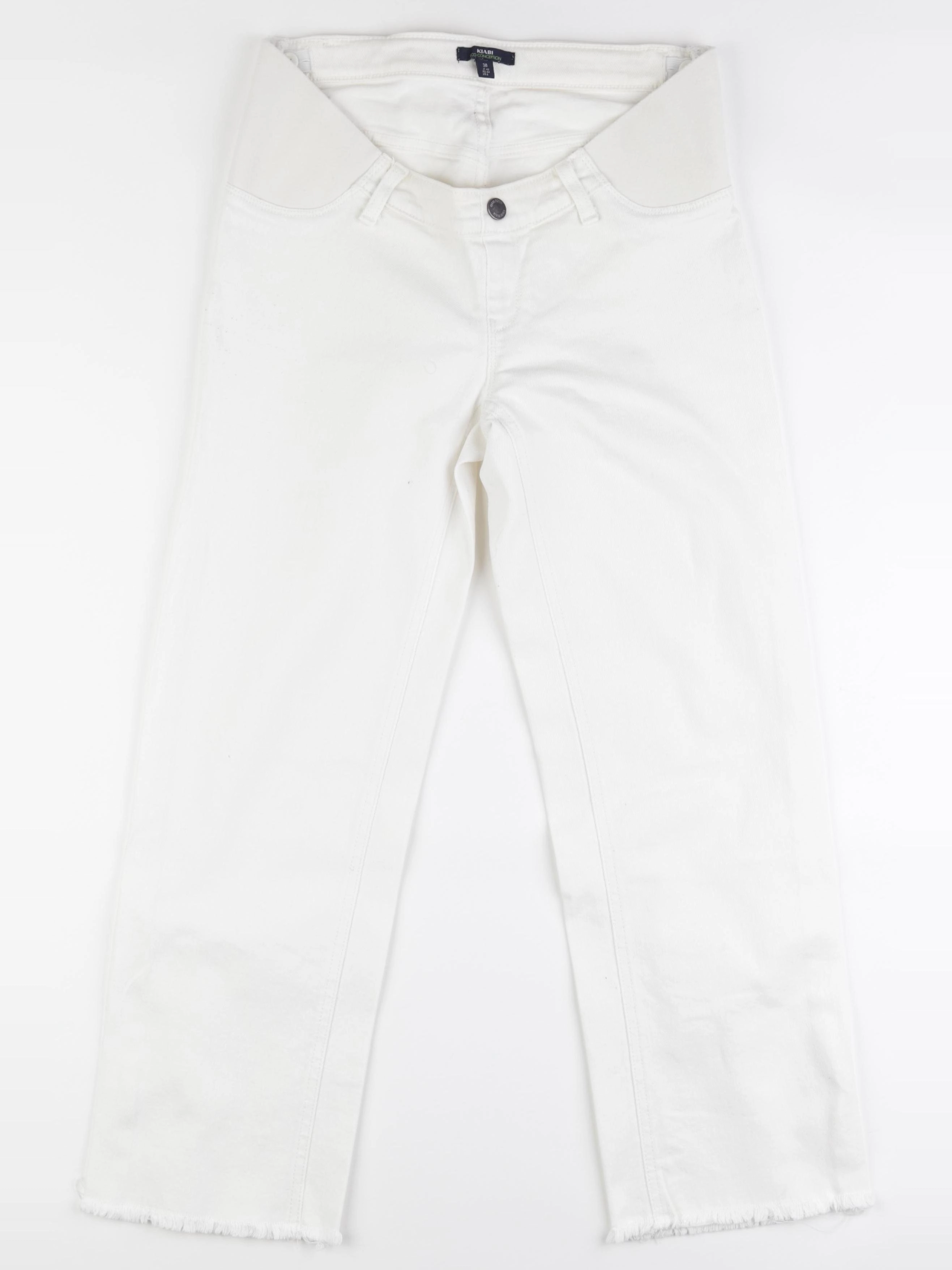 Kiabi - jean grossesse blanc - 38