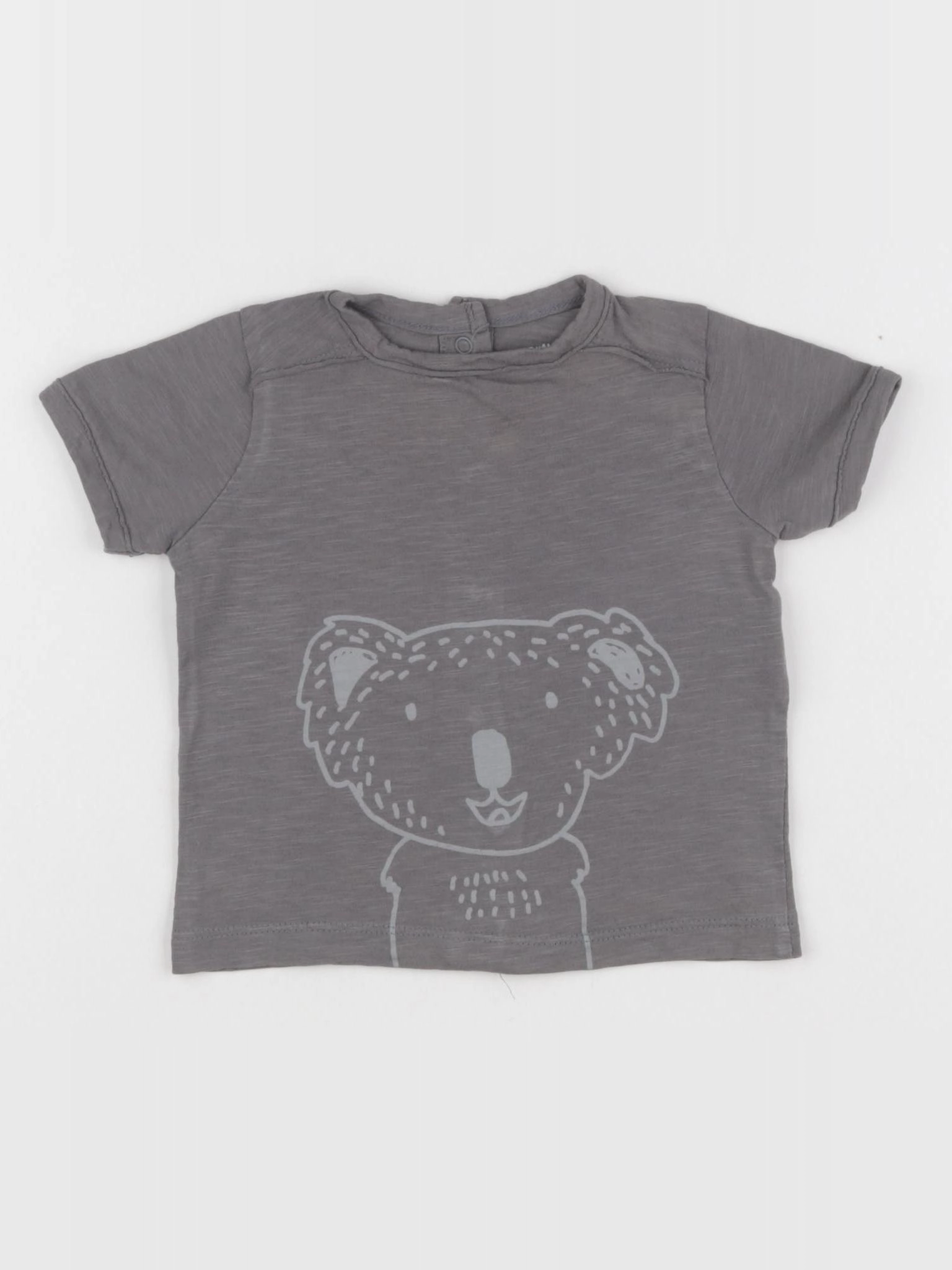 Vertbaudet - tee-shirt gris - 6 mois