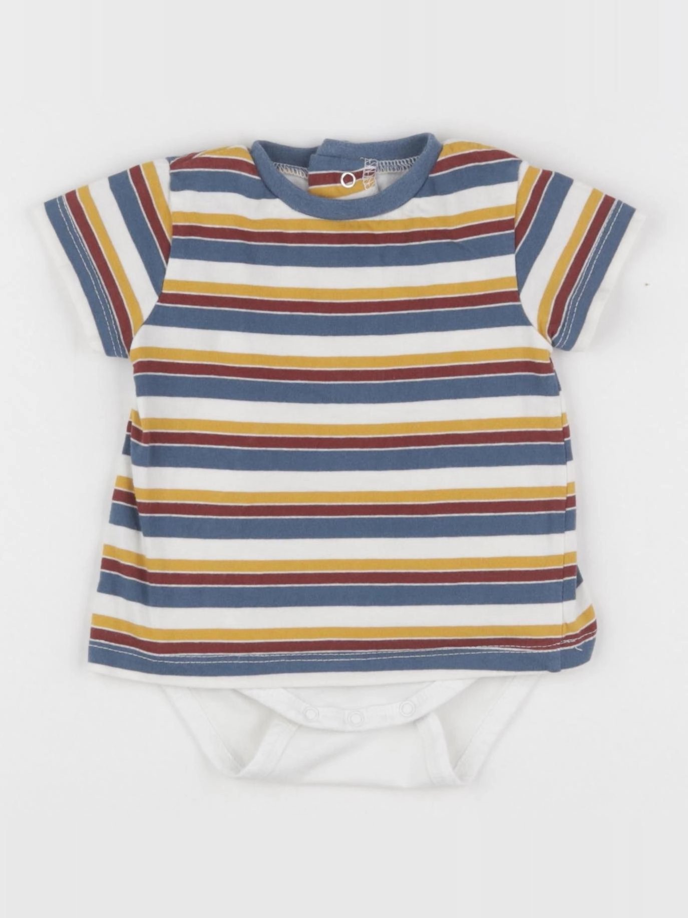 Vertbaudet - body tee-shirt multicolore - 6 mois