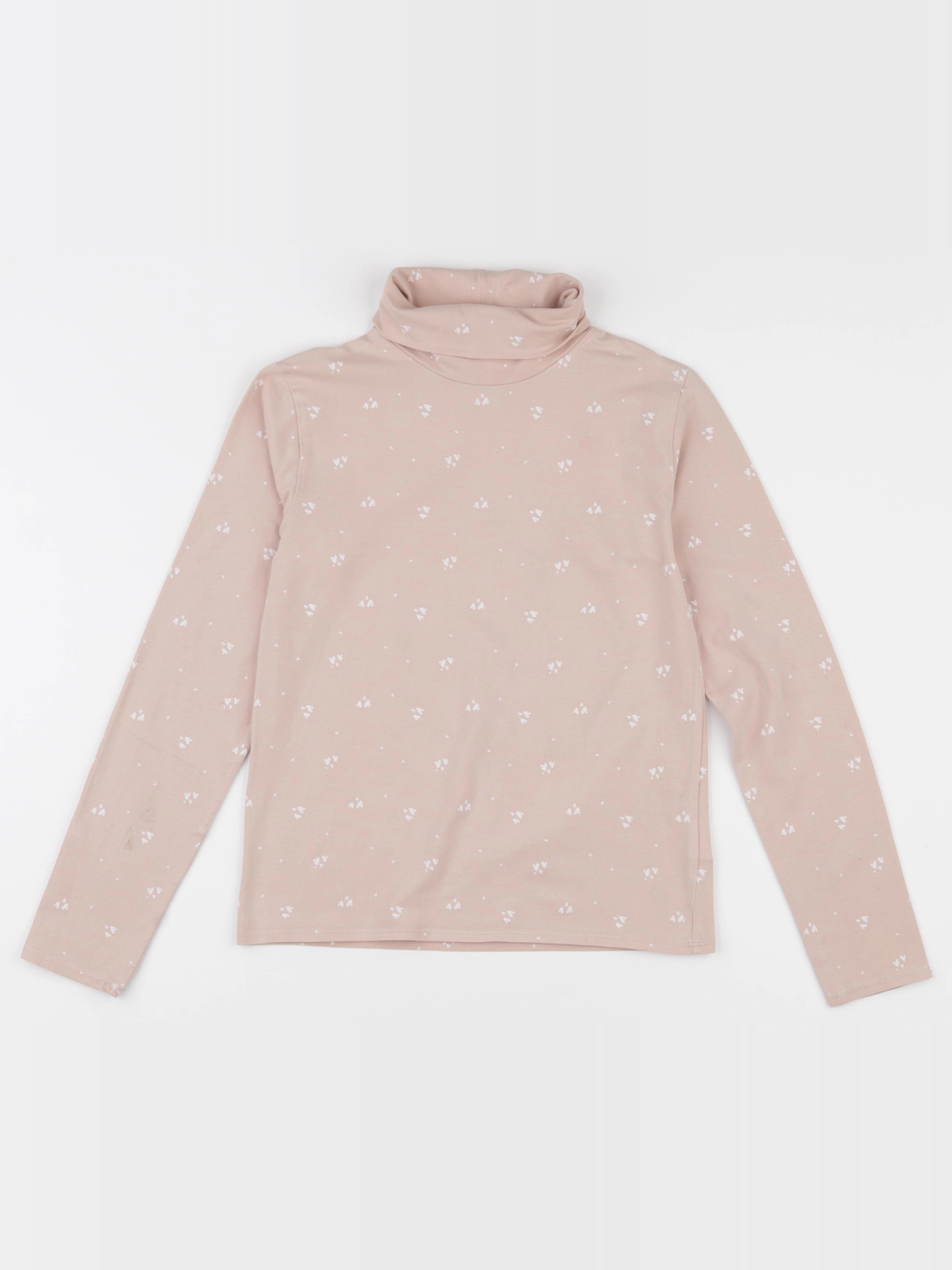 Vertbaudet - sous-pull rose - 10 ans