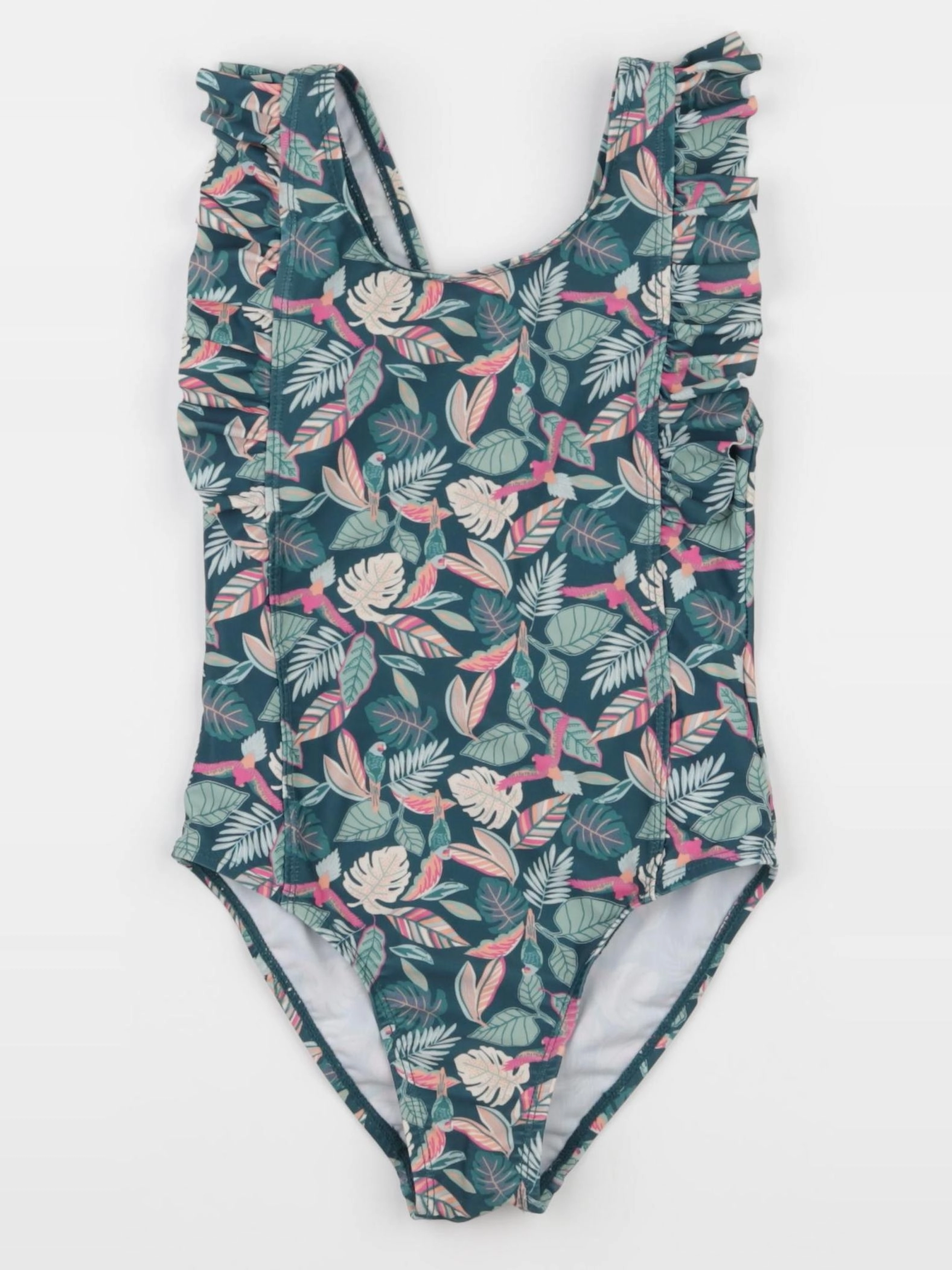 Vertbaudet - maillot de bain vert - 5 ans