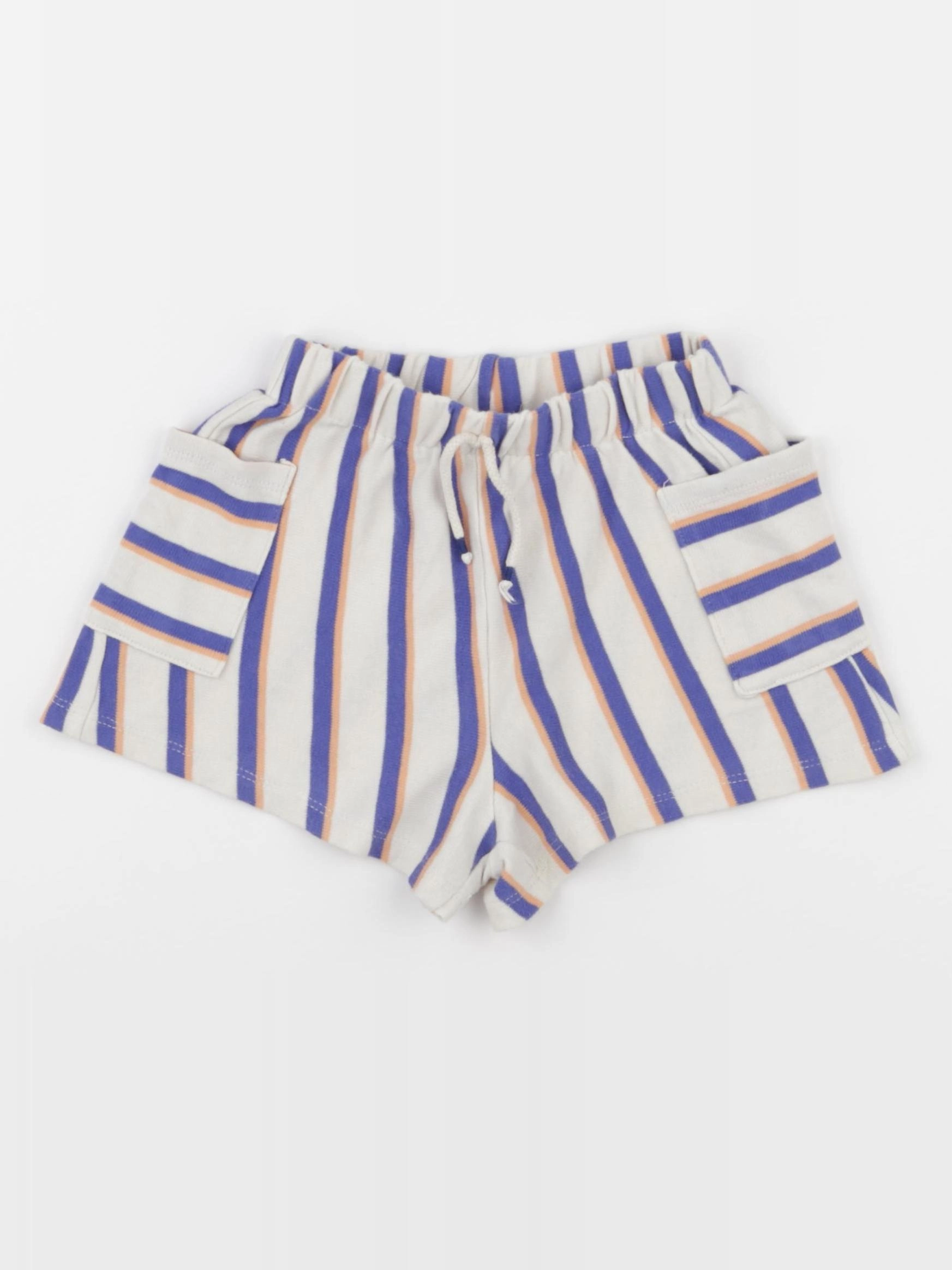 Zara - short blanc, violet - 4 ans