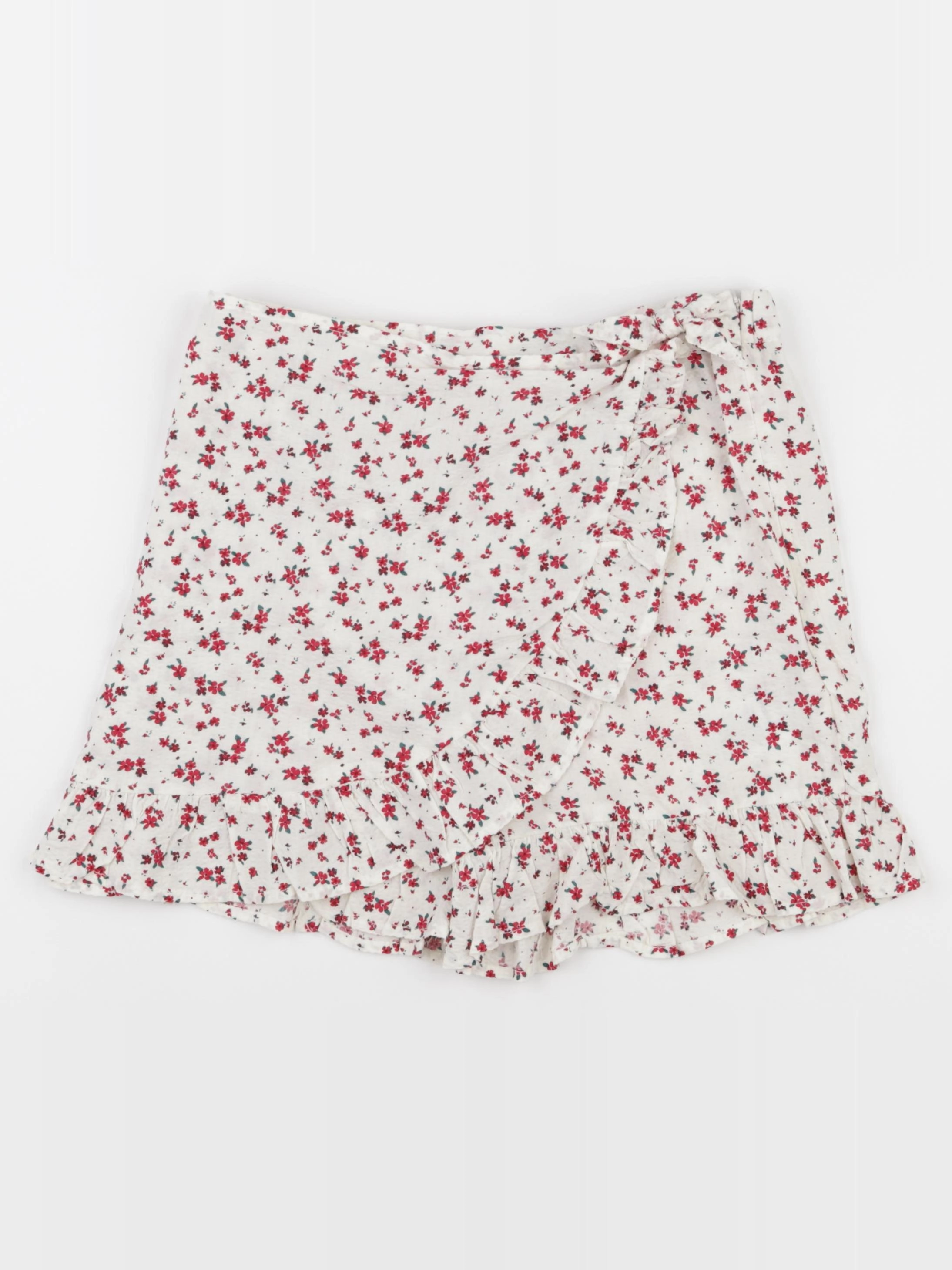 Vertbaudet - jupe short rouge - 12 ans