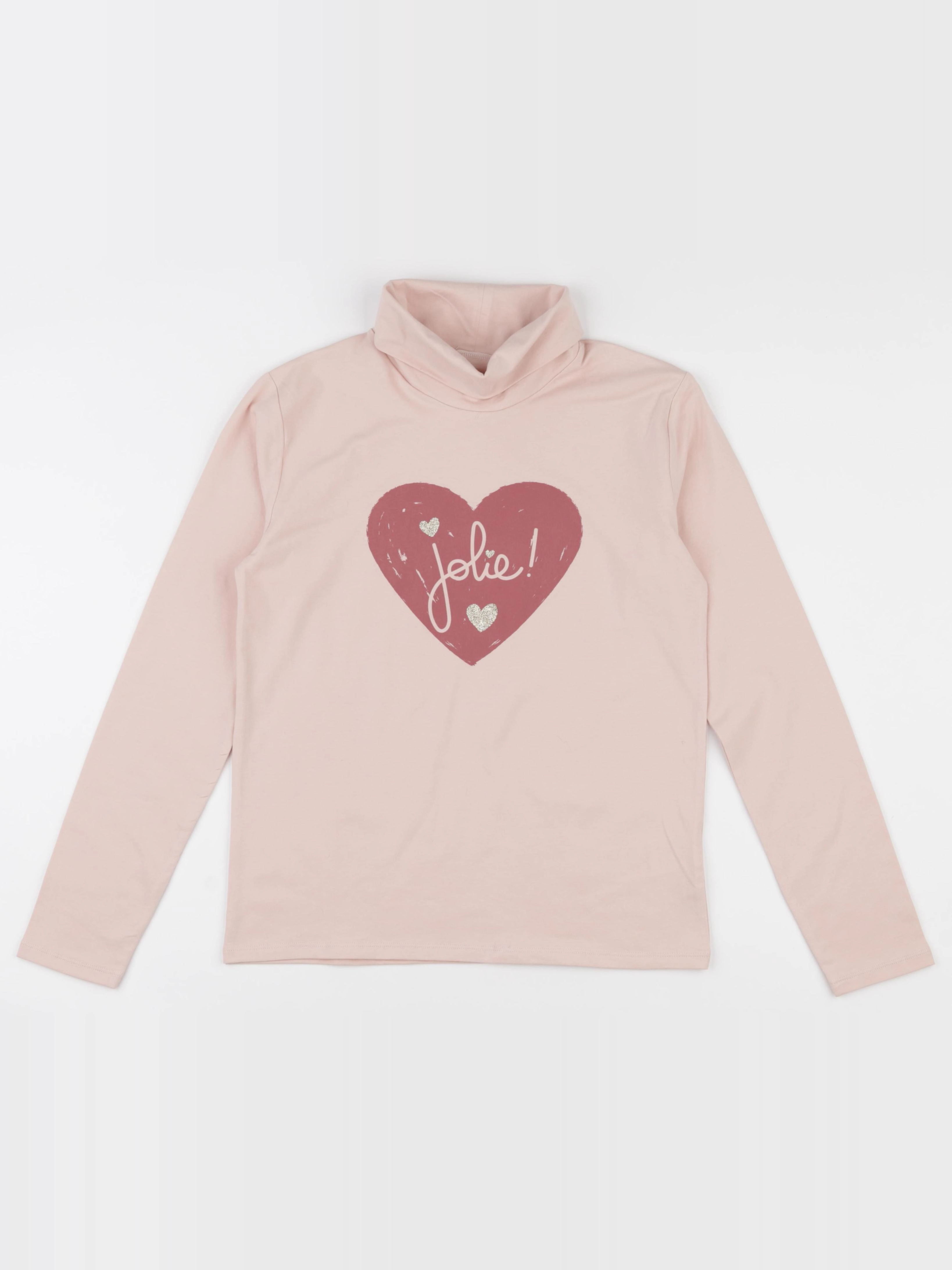 Vertbaudet - sous-pull rose - 12 ans
