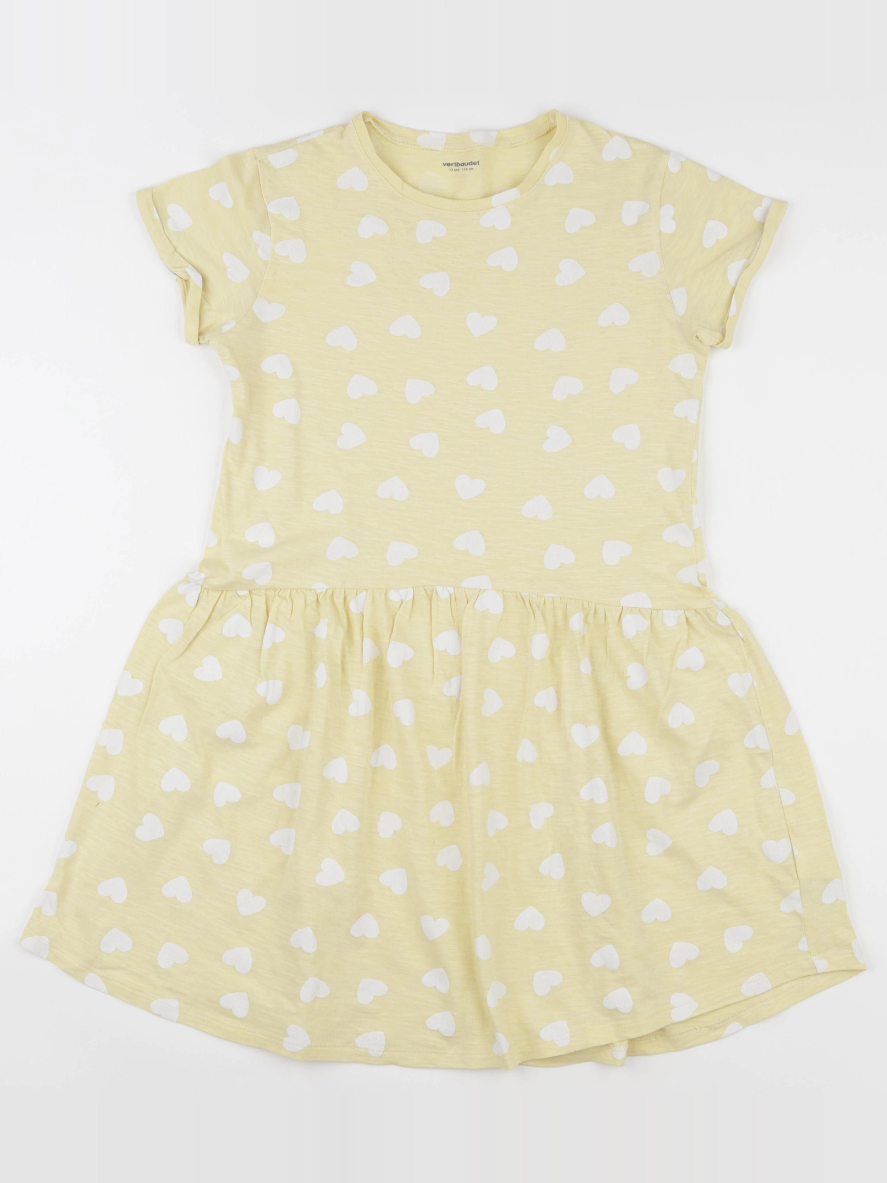 Vertbaudet - robe jaune - 12 ans