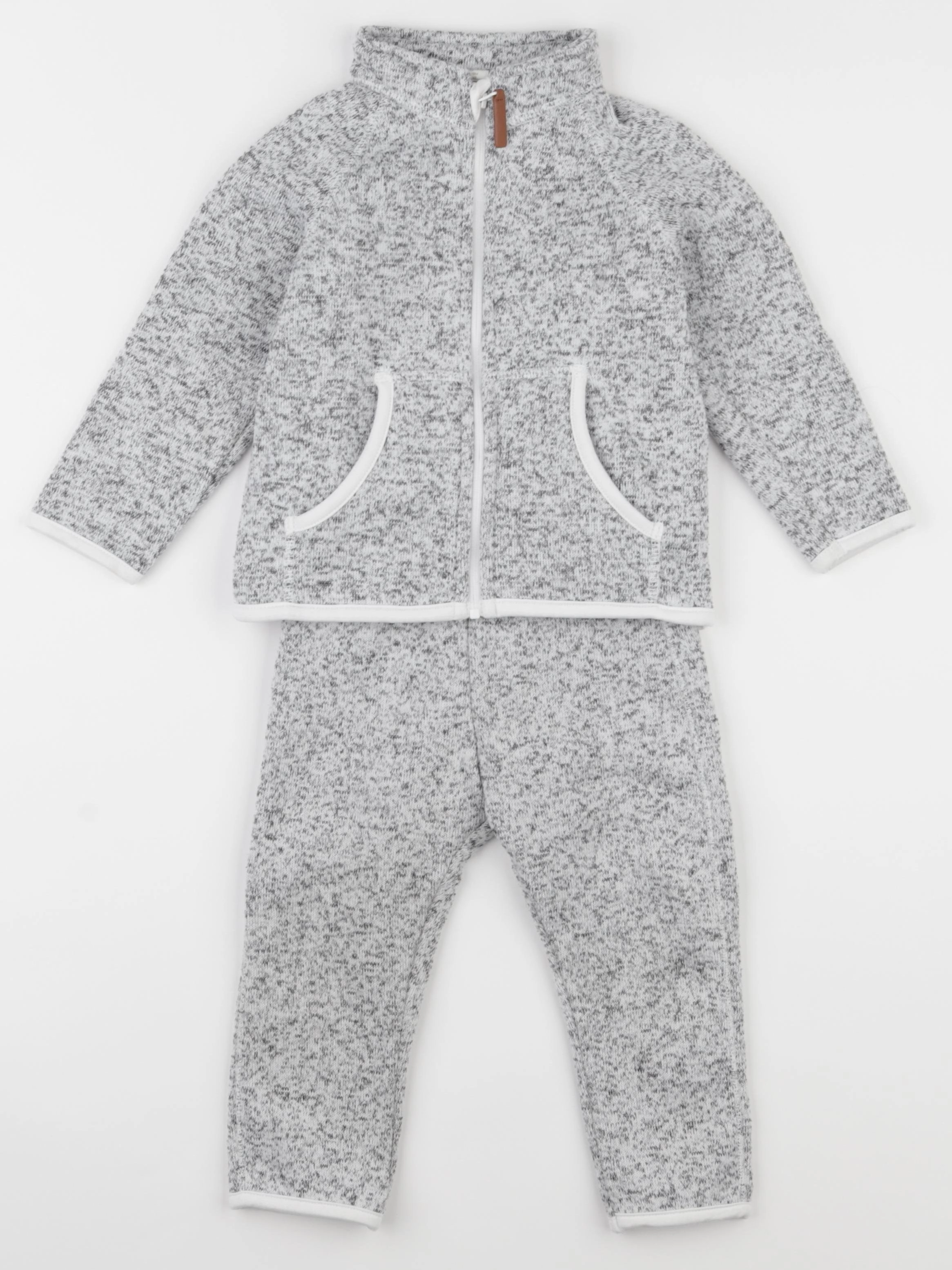 H&M - ensemble gris - 12/18 mois