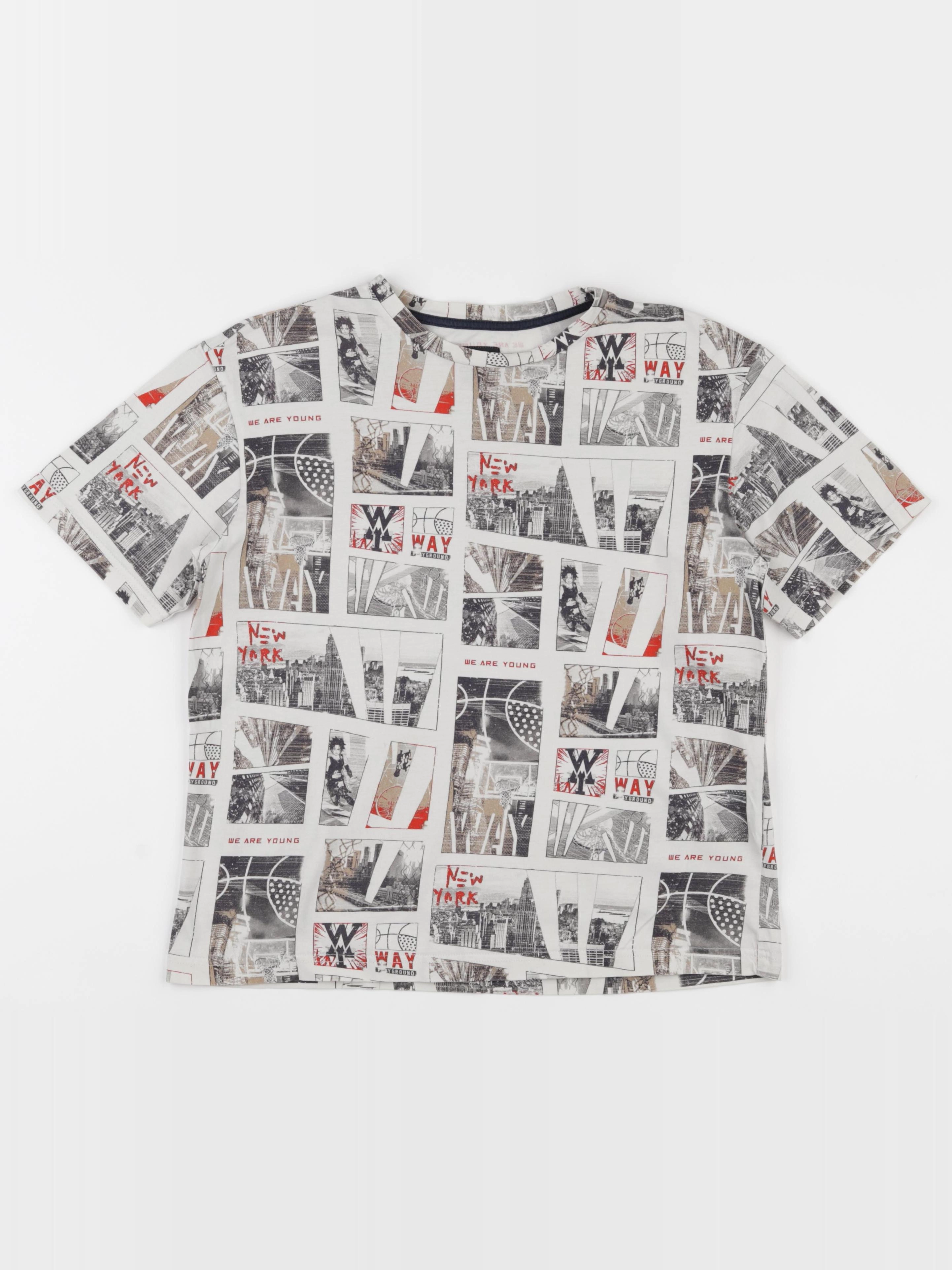 IKKS - tee-shirt multicolore - 10 ans