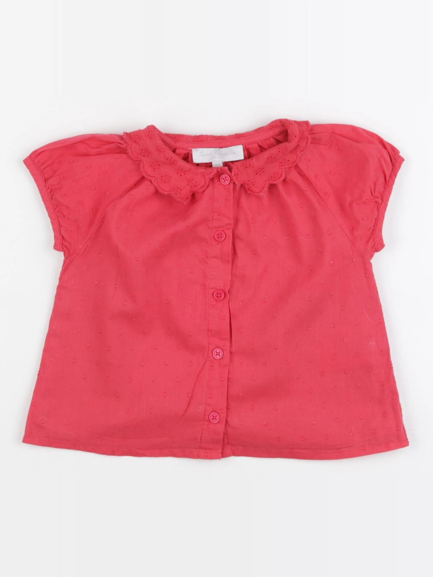 Cadet Rousselle - blouse rose - 18 mois