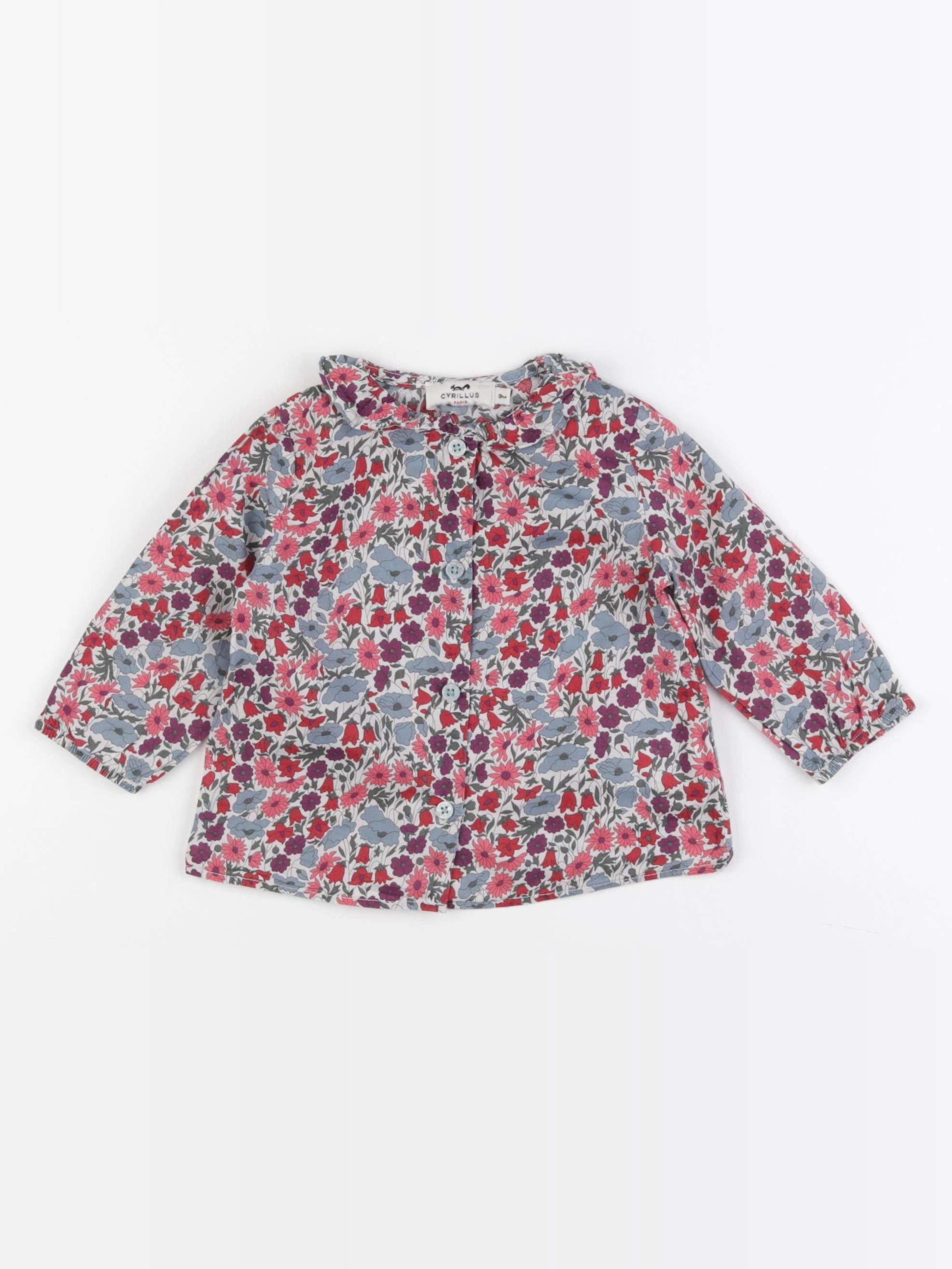 Cyrillus - blouse multicolore - 9 mois
