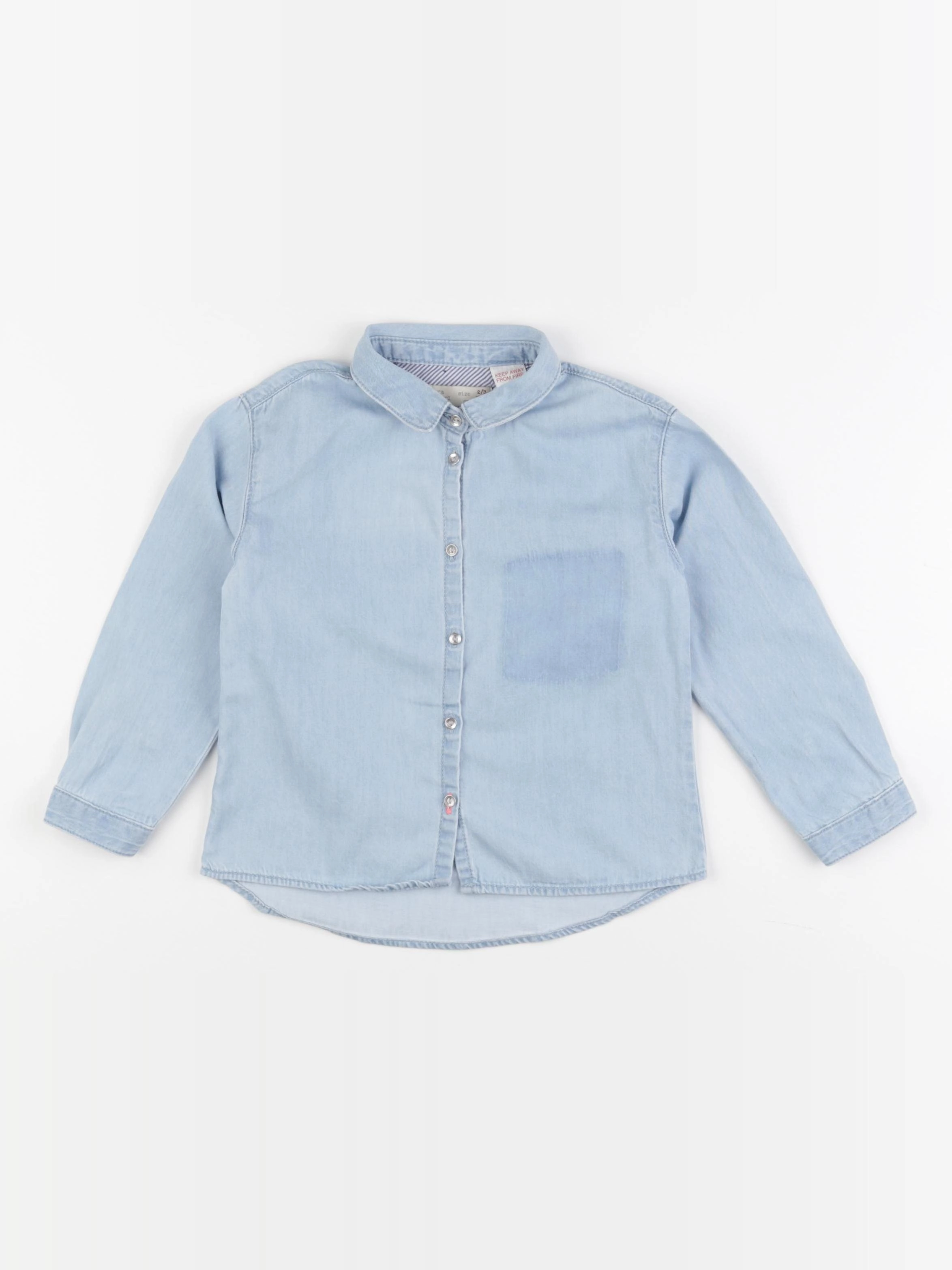 Zara - chemise bleu - 2/3 ans