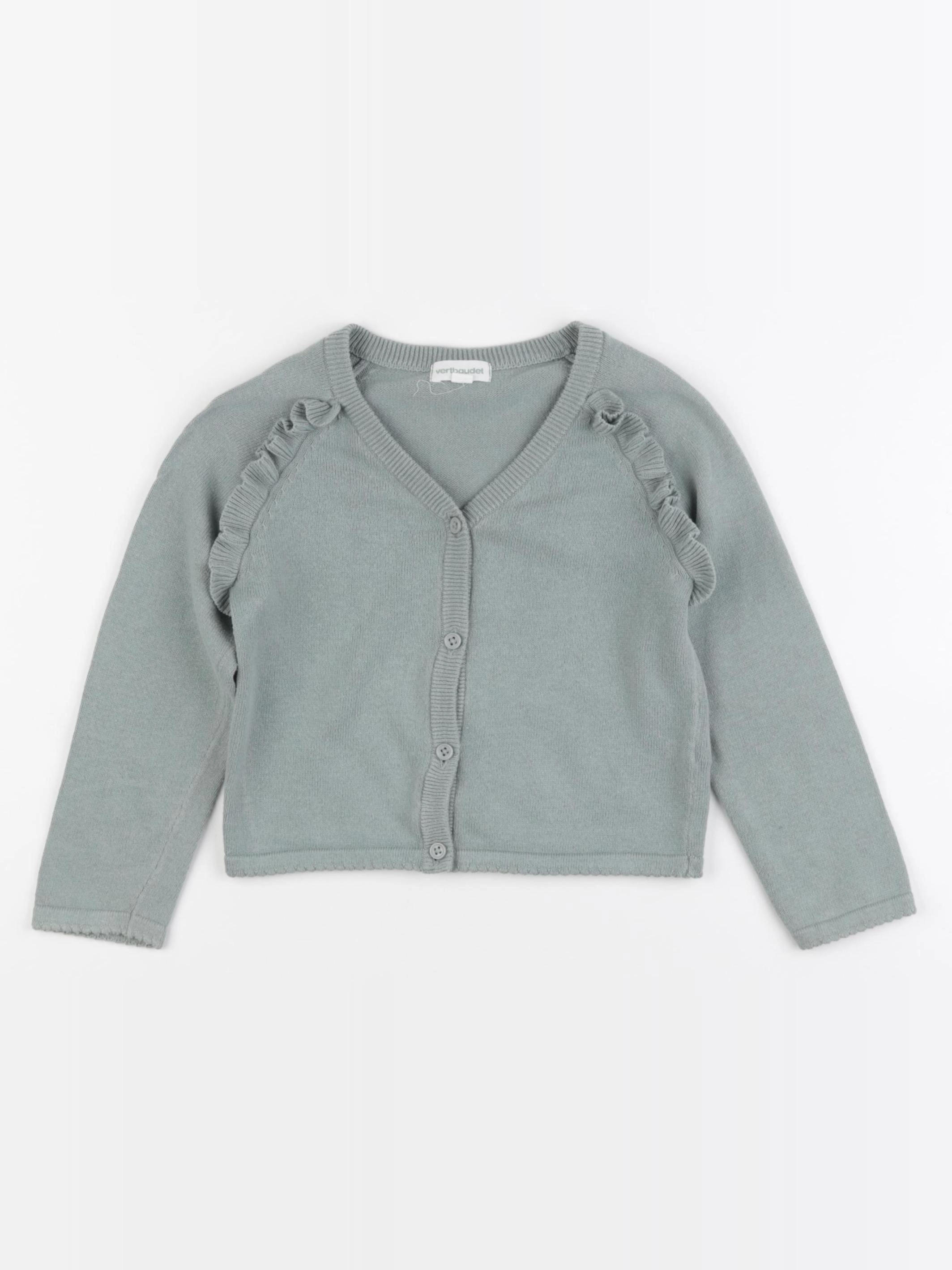 Vertbaudet - gilet vert - 3 ans