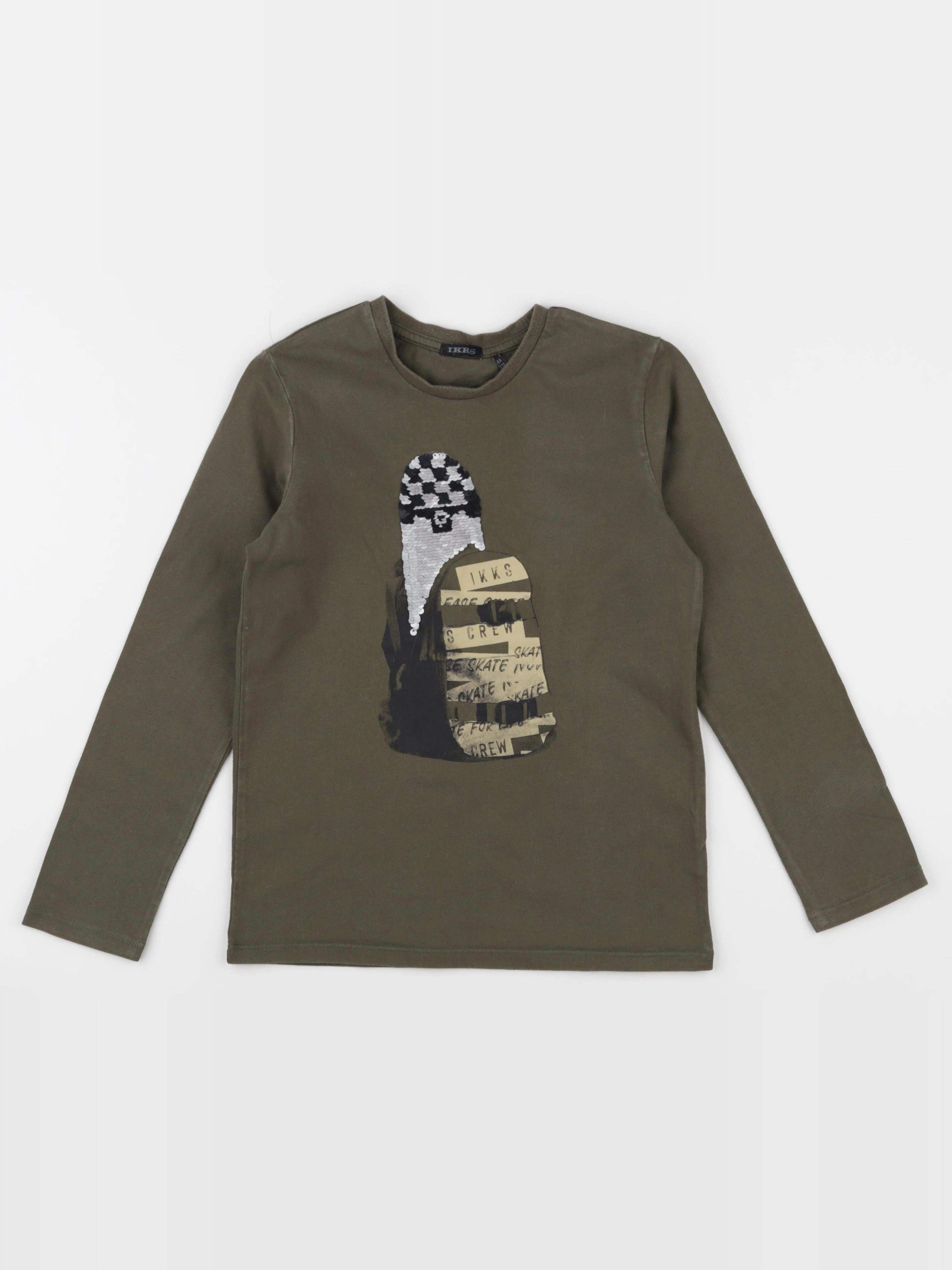 IKKS - tee-shirt vert - 8 ans