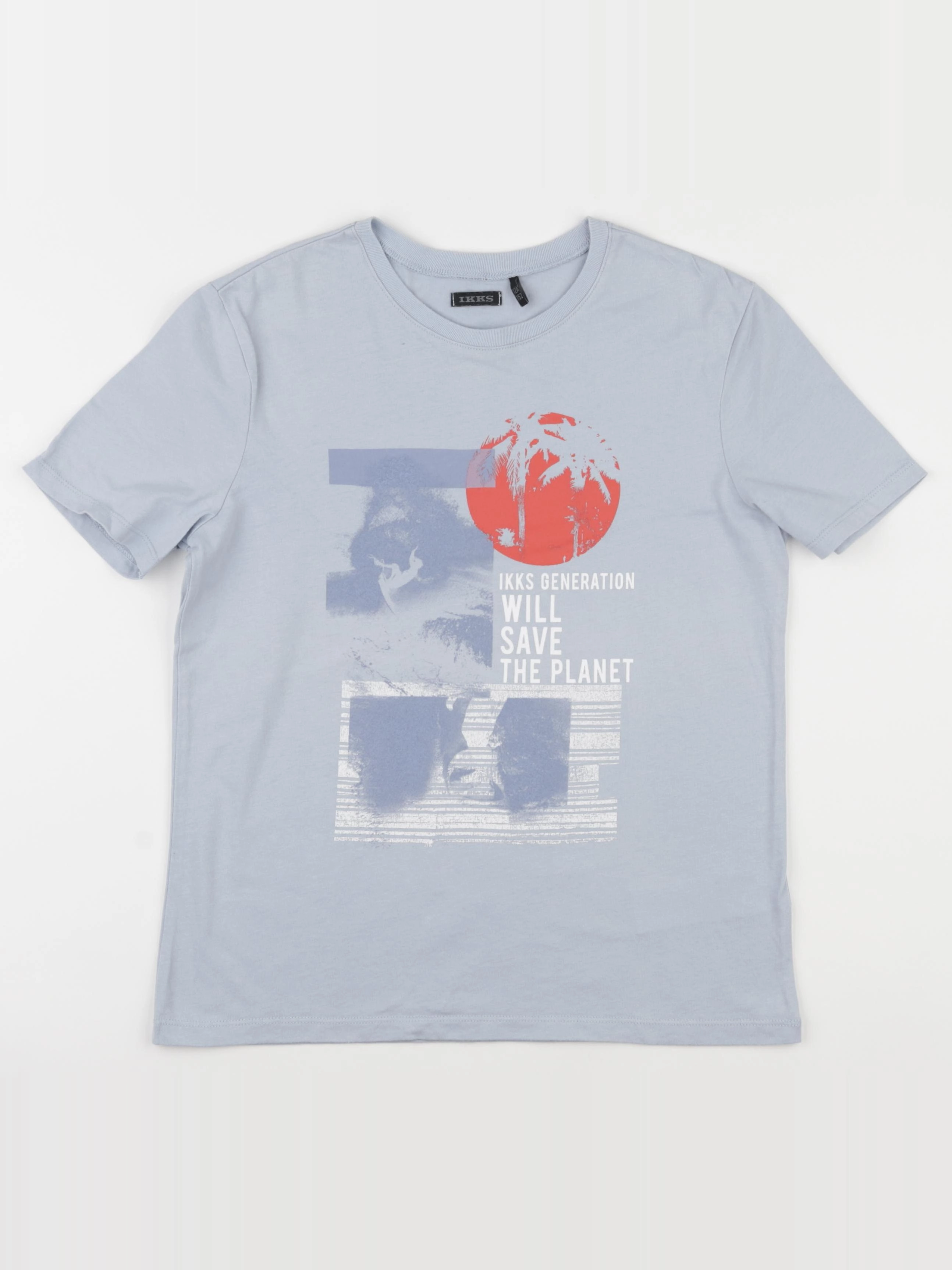 IKKS - tee-shirt bleu - 12 ans