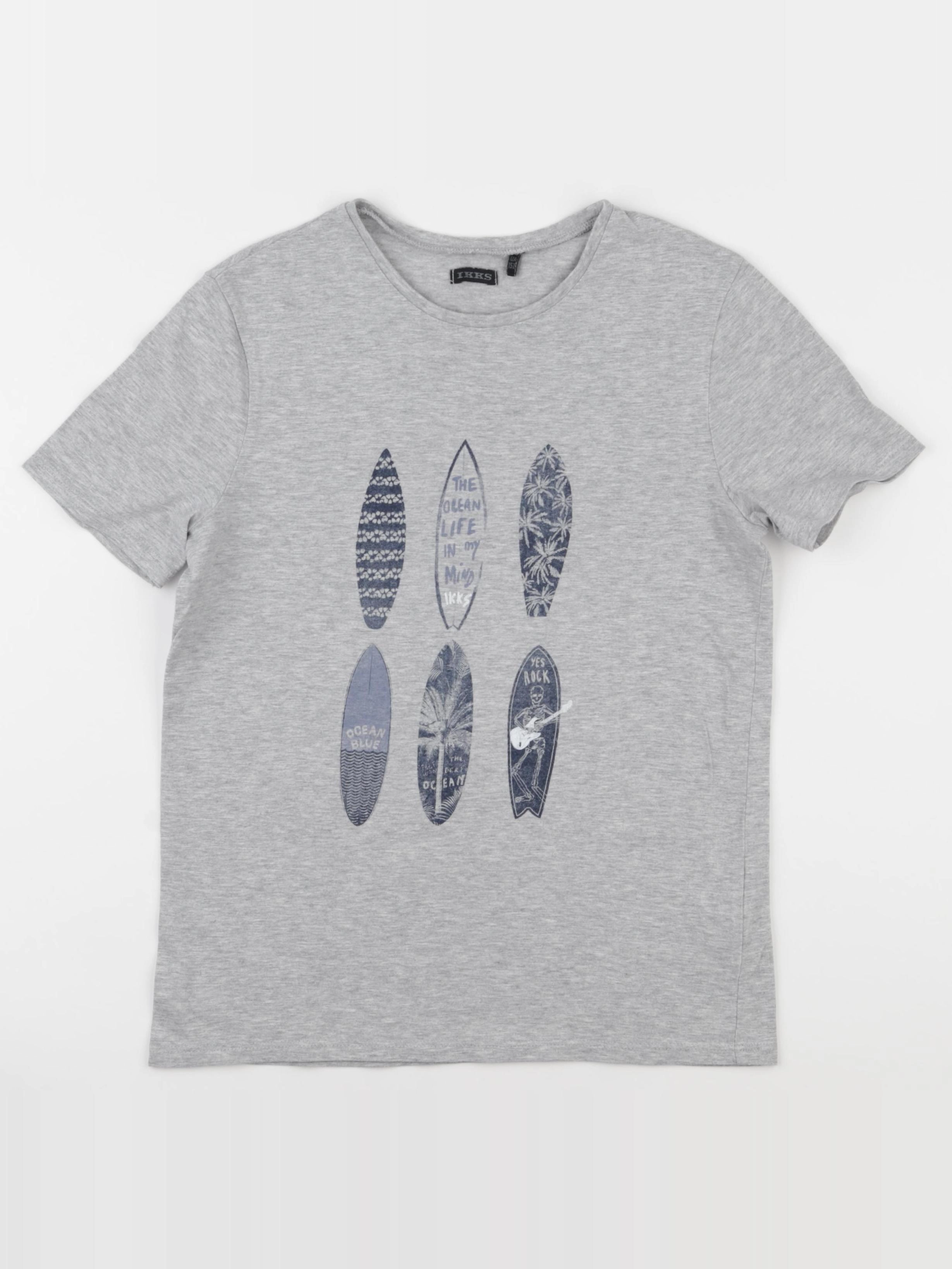 IKKS - tee-shirt gris - 12 ans