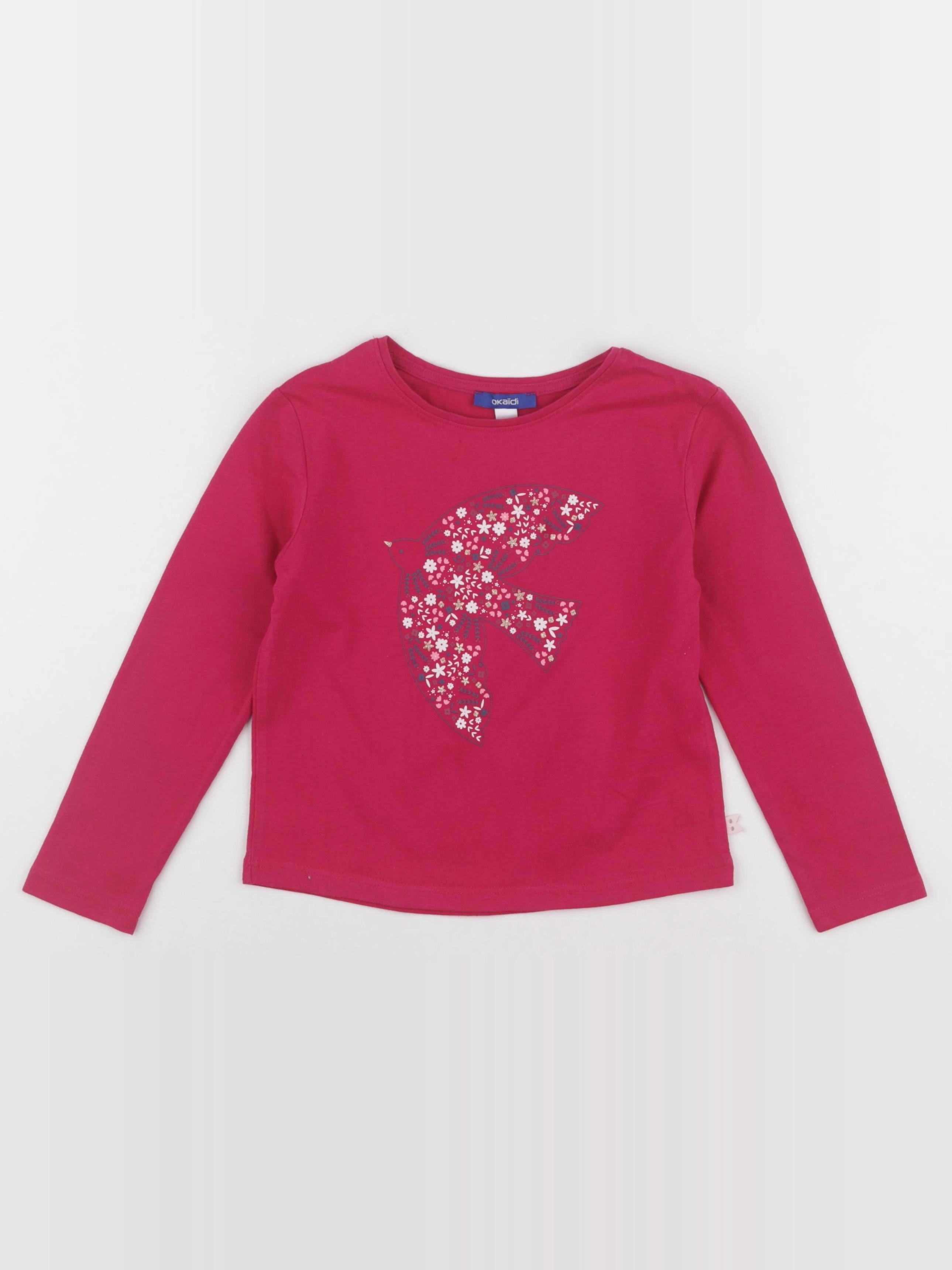 Okaidi - tee-shirt rose - 5 ans