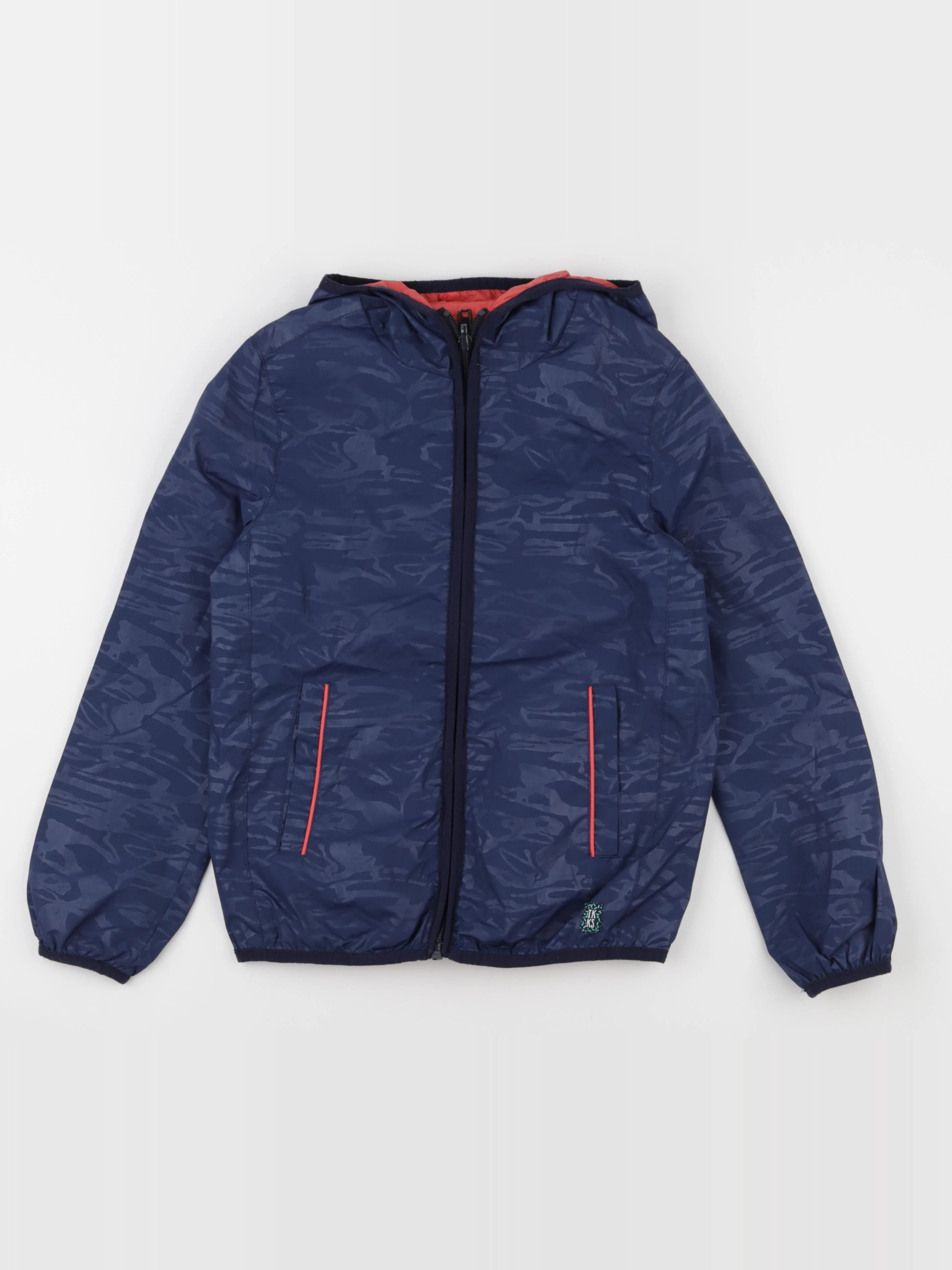 IKKS - coupe-vent réversible bleu - 8 ans
