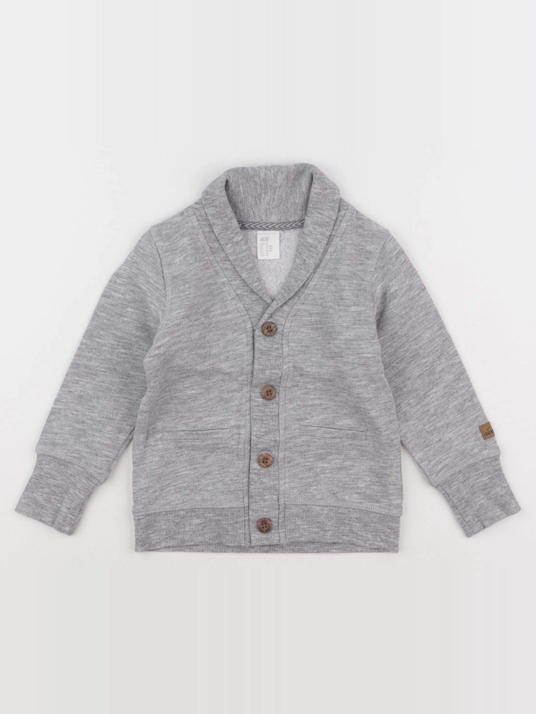 H&M - gilet gris - 18/24 mois