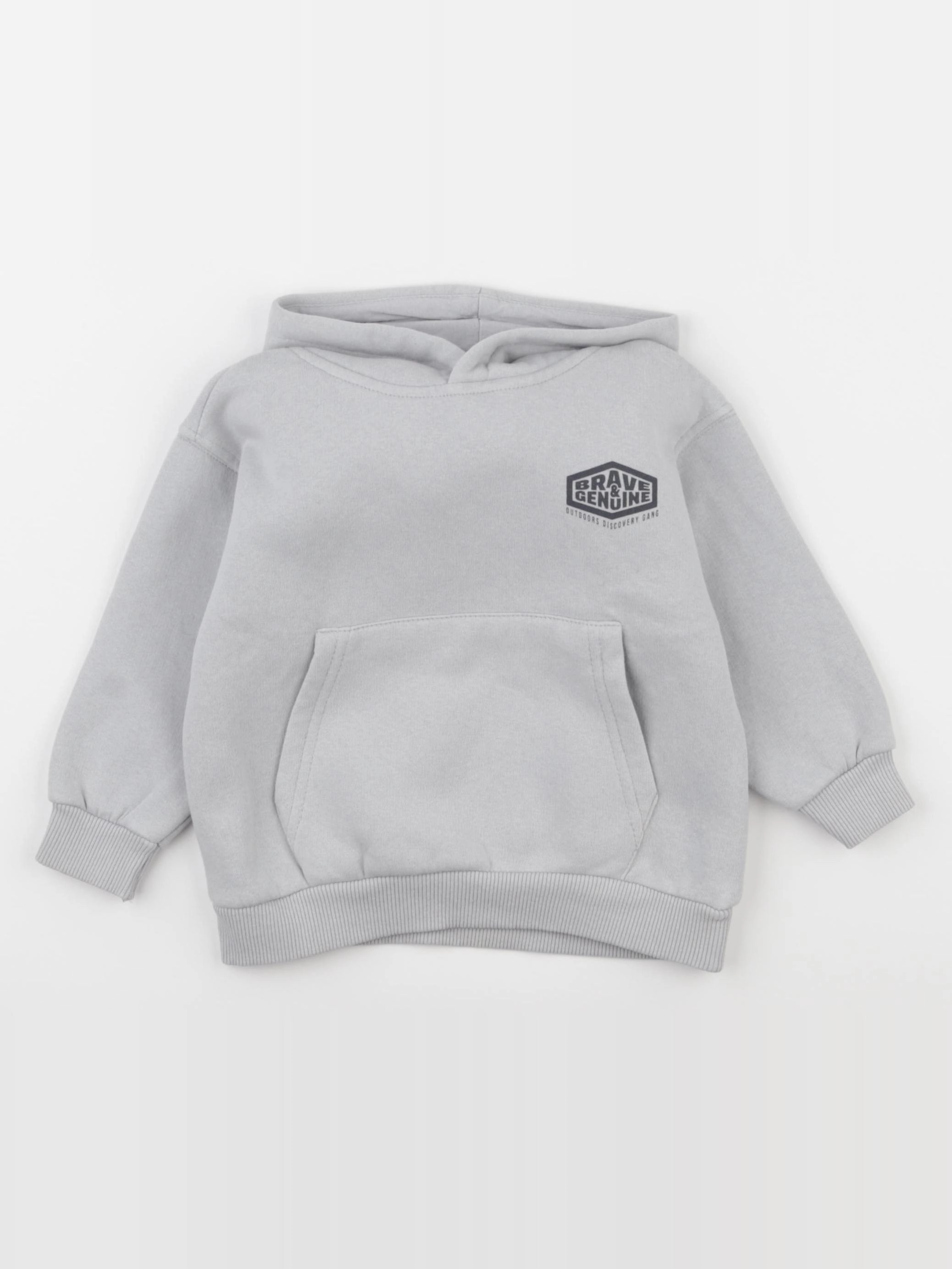 Zara - sweat gris - 9/12 mois