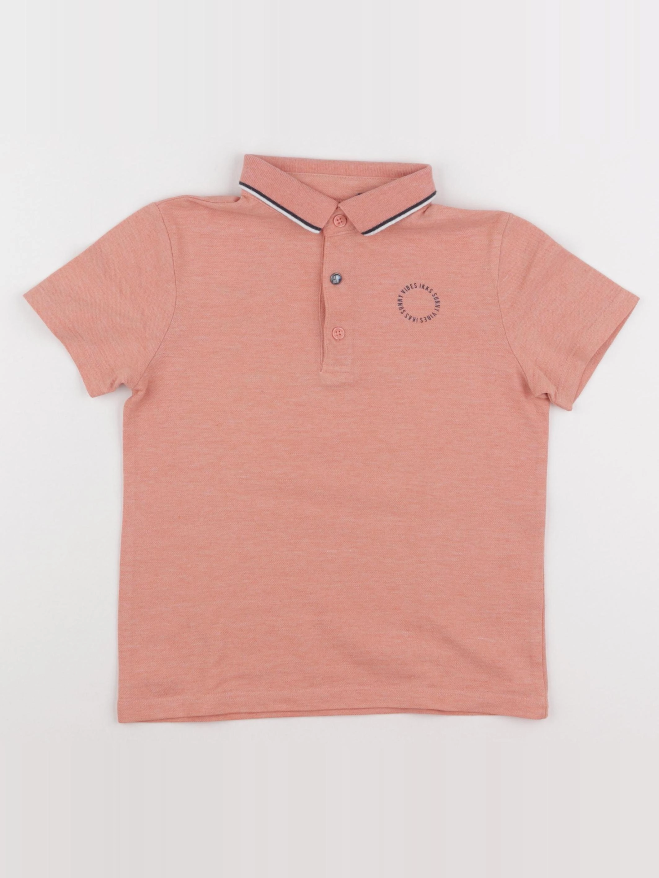 IKKS - polo orange - 6 ans