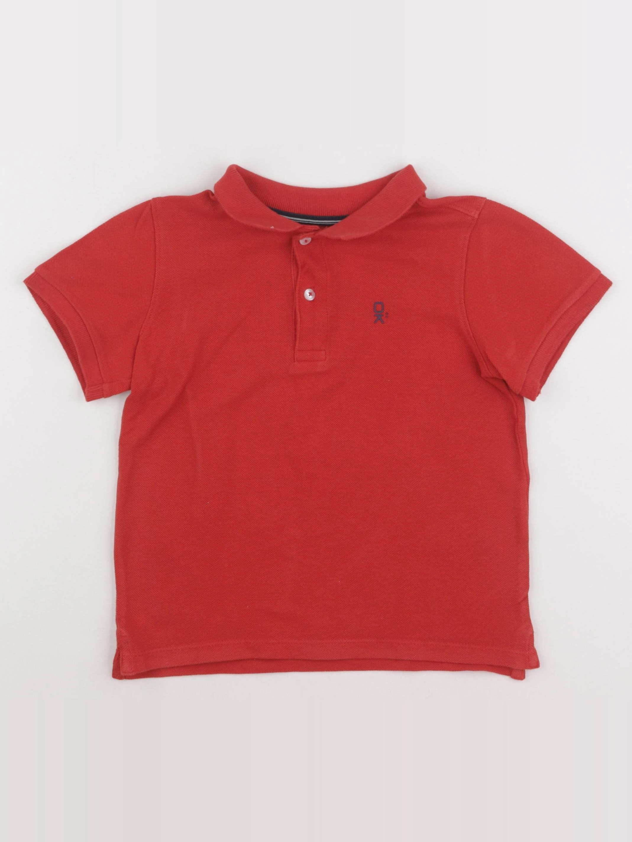 Okaidi - polo rouge - 6 ans