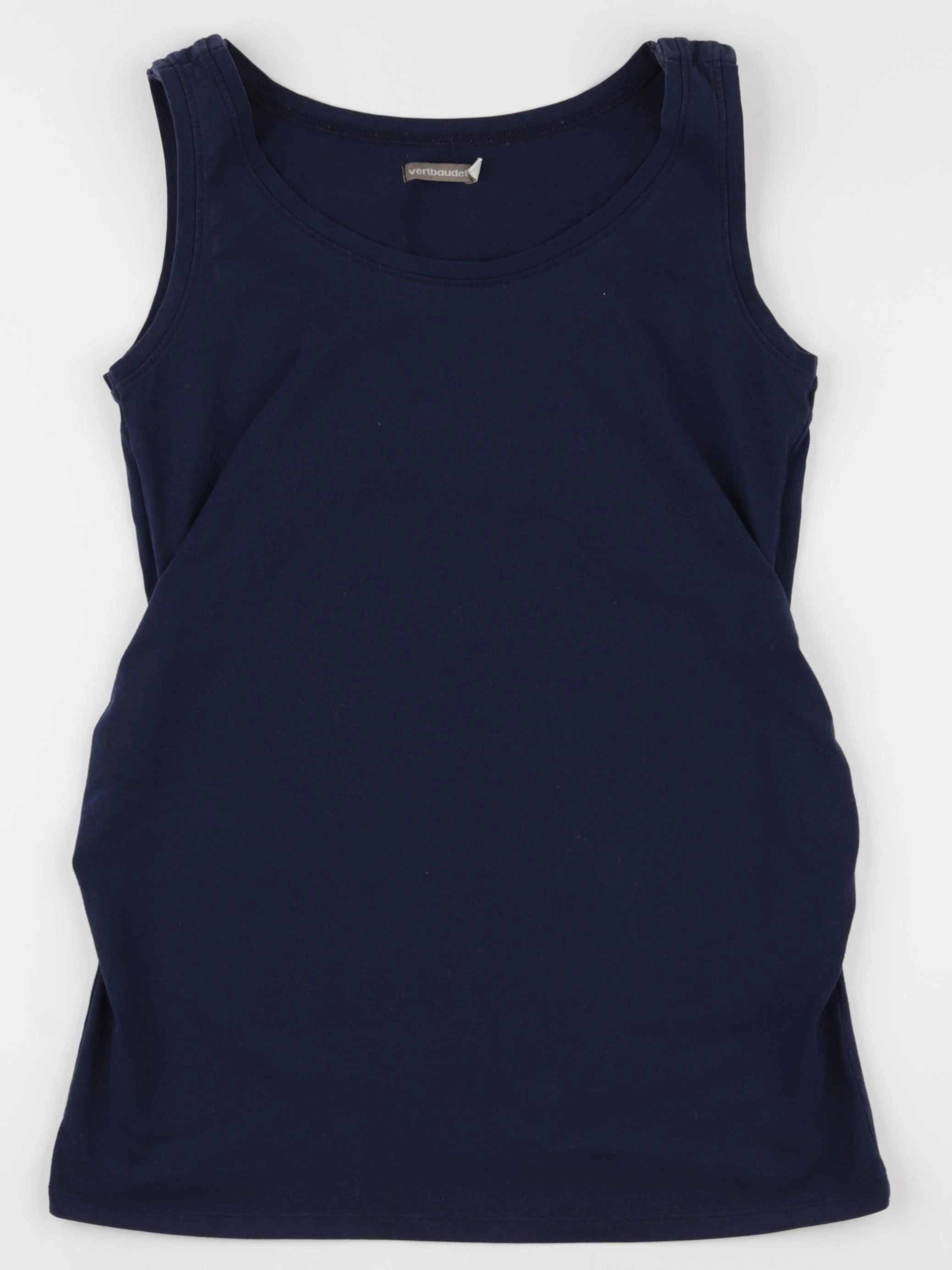 Vertbaudet - débardeur grossesse bleu - 38 à 40