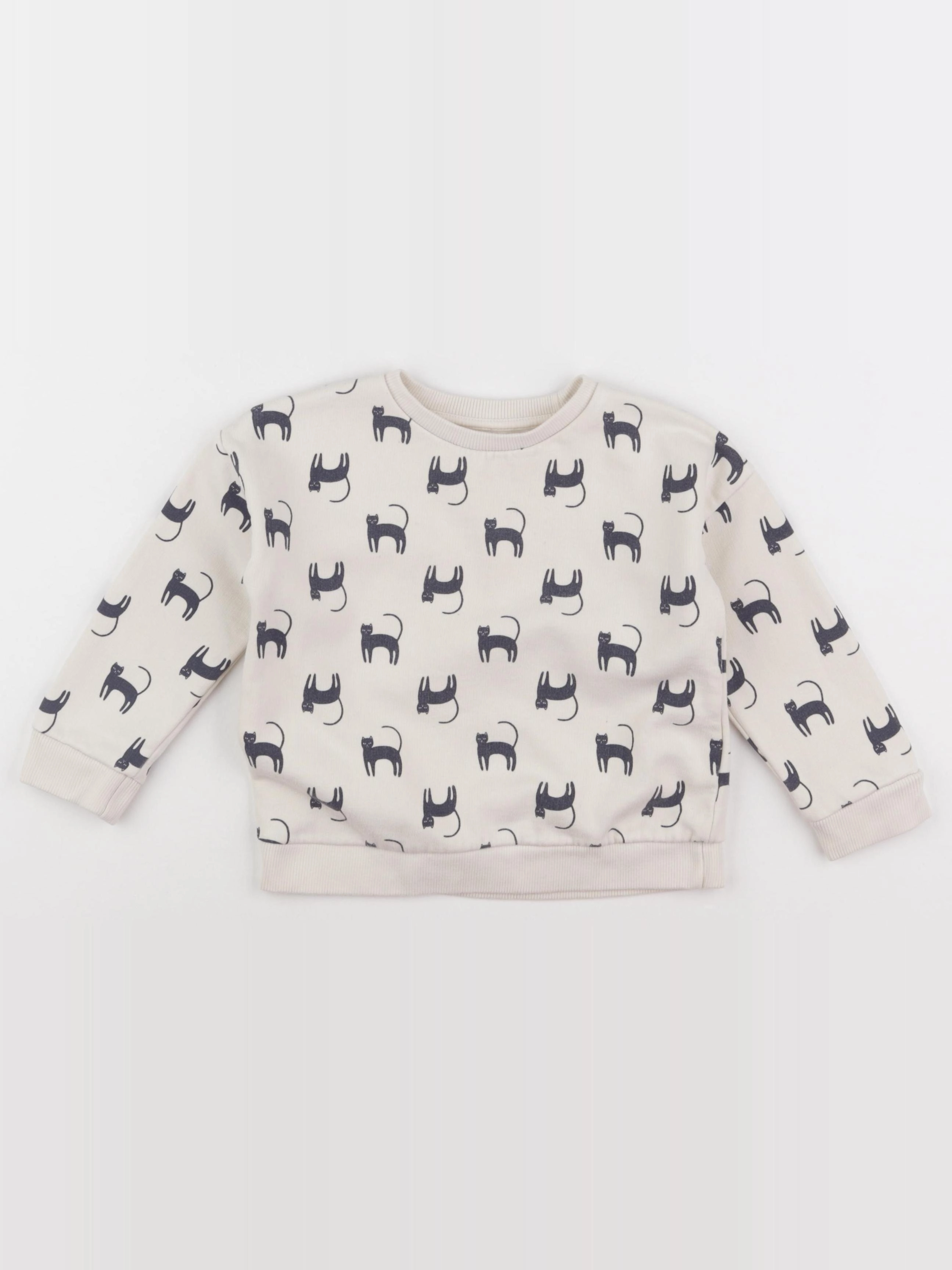 Monoprix - sweat beige - 4 ans