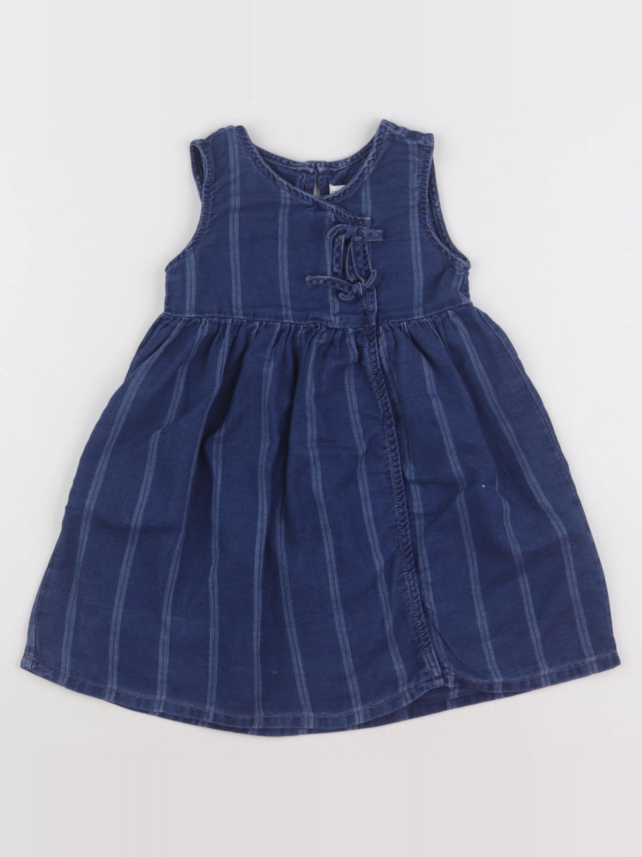 Zara - robe bleu - 3 ans