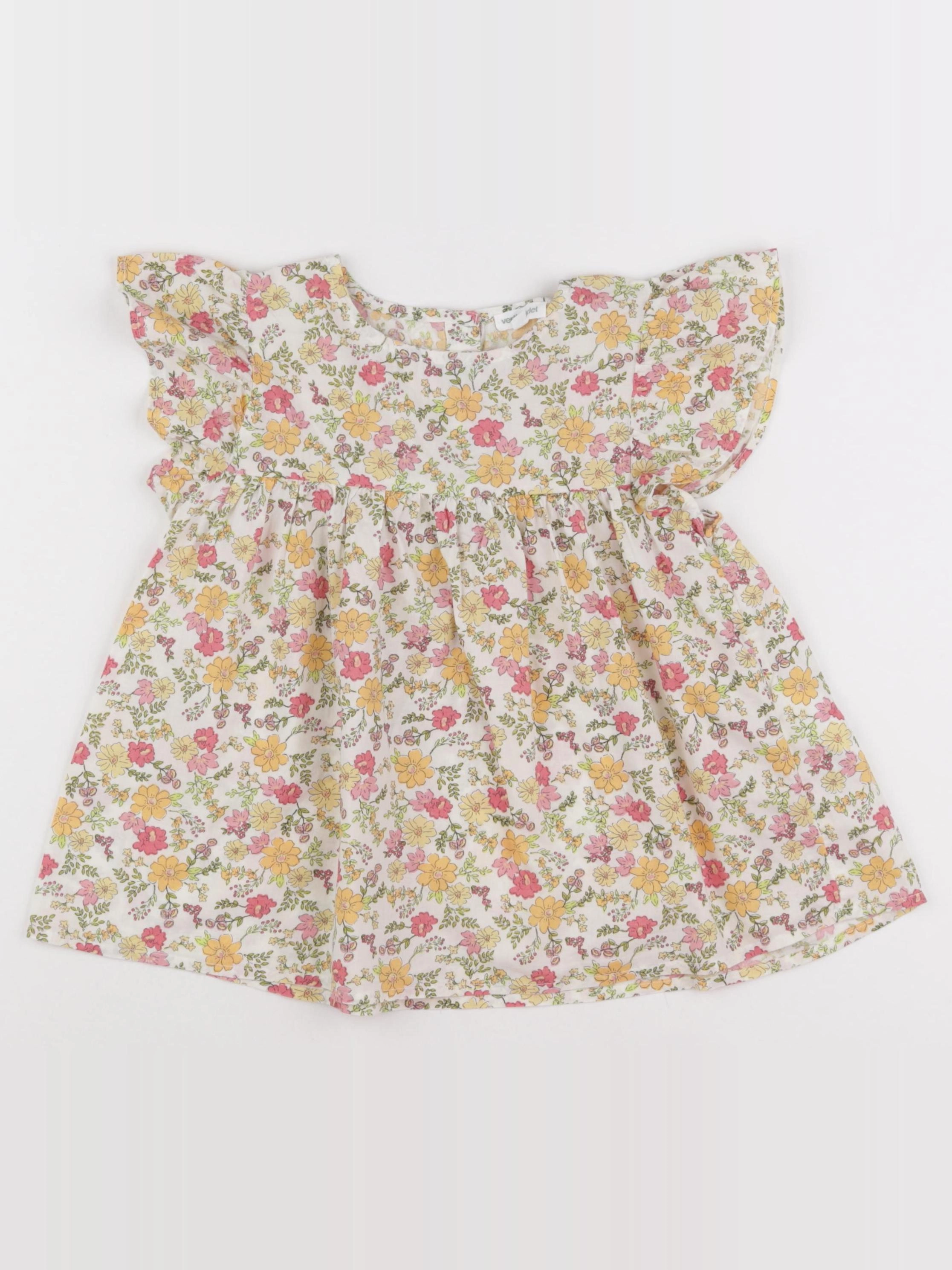 Vertbaudet - blouse multicolore - 7 ans