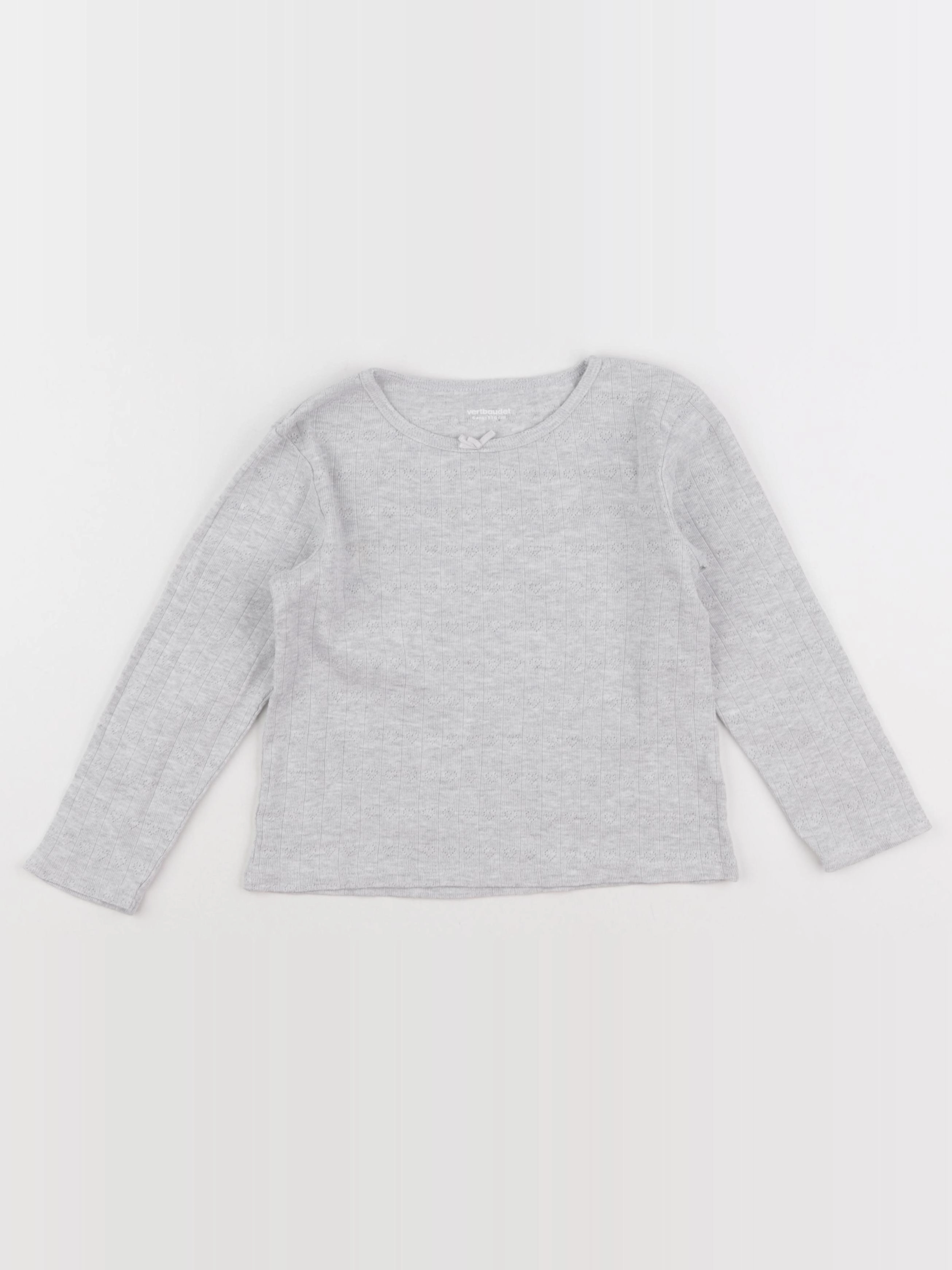 Vertbaudet - maillot de corps gris - 6 ans
