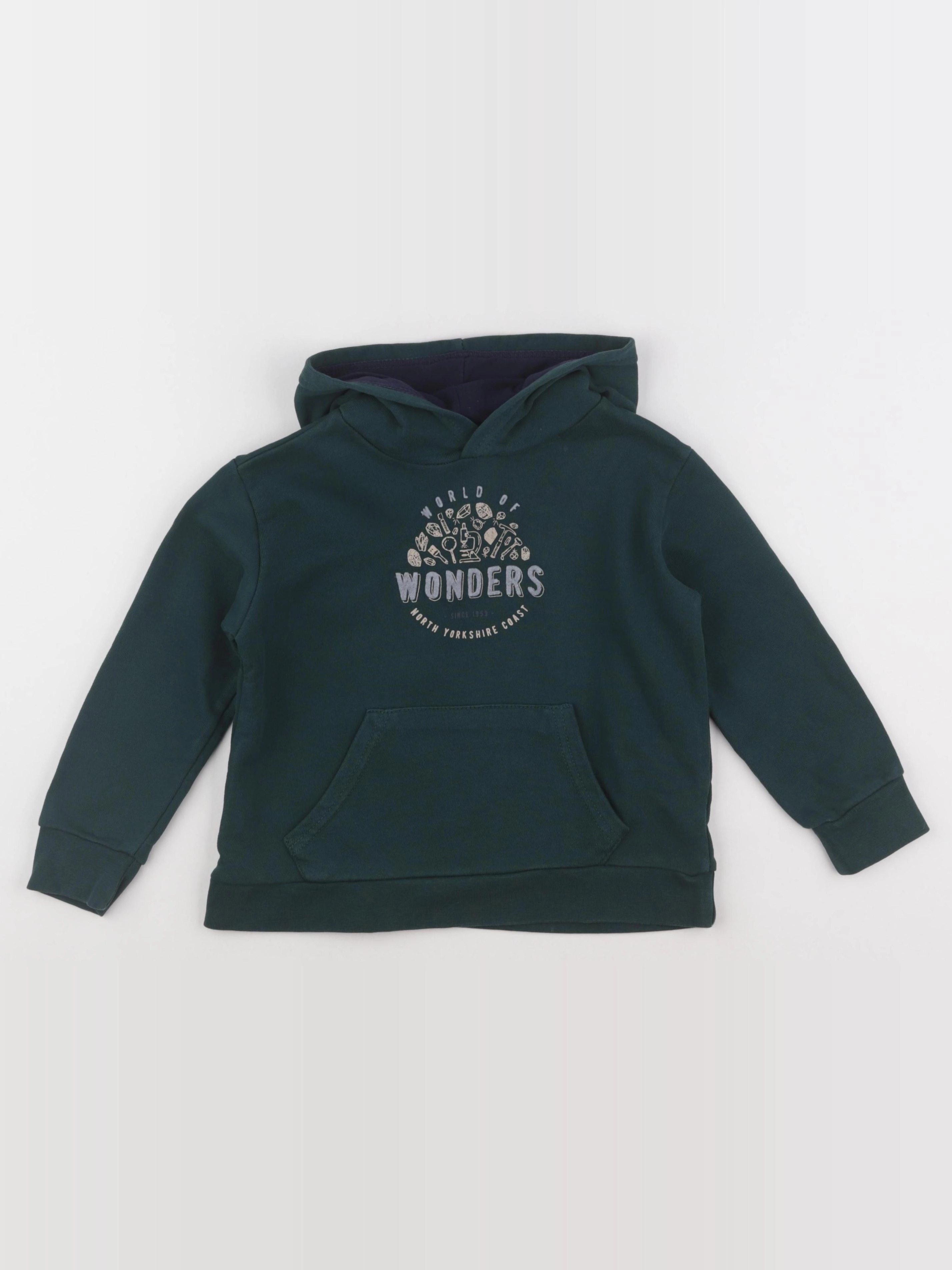 Monoprix - sweat vert - 5 ans