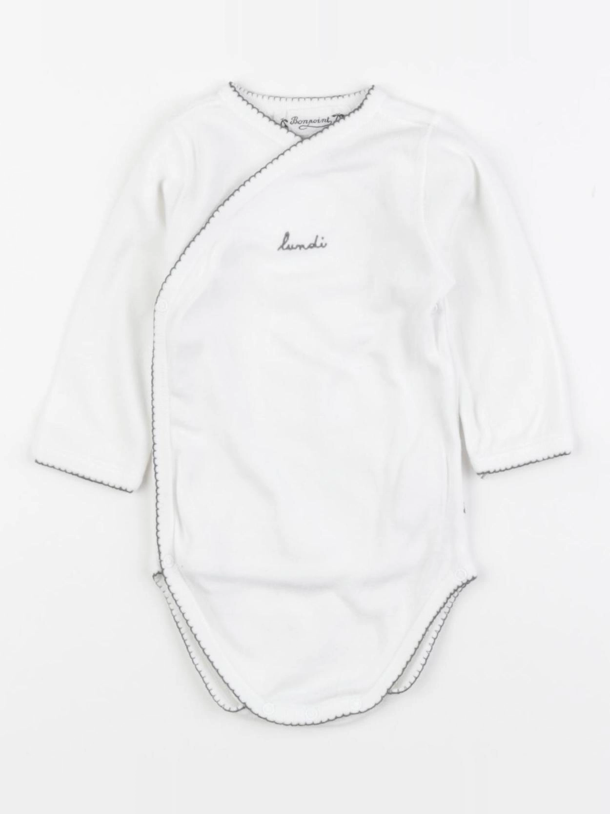 Bonpoint - body blanc - 6 mois