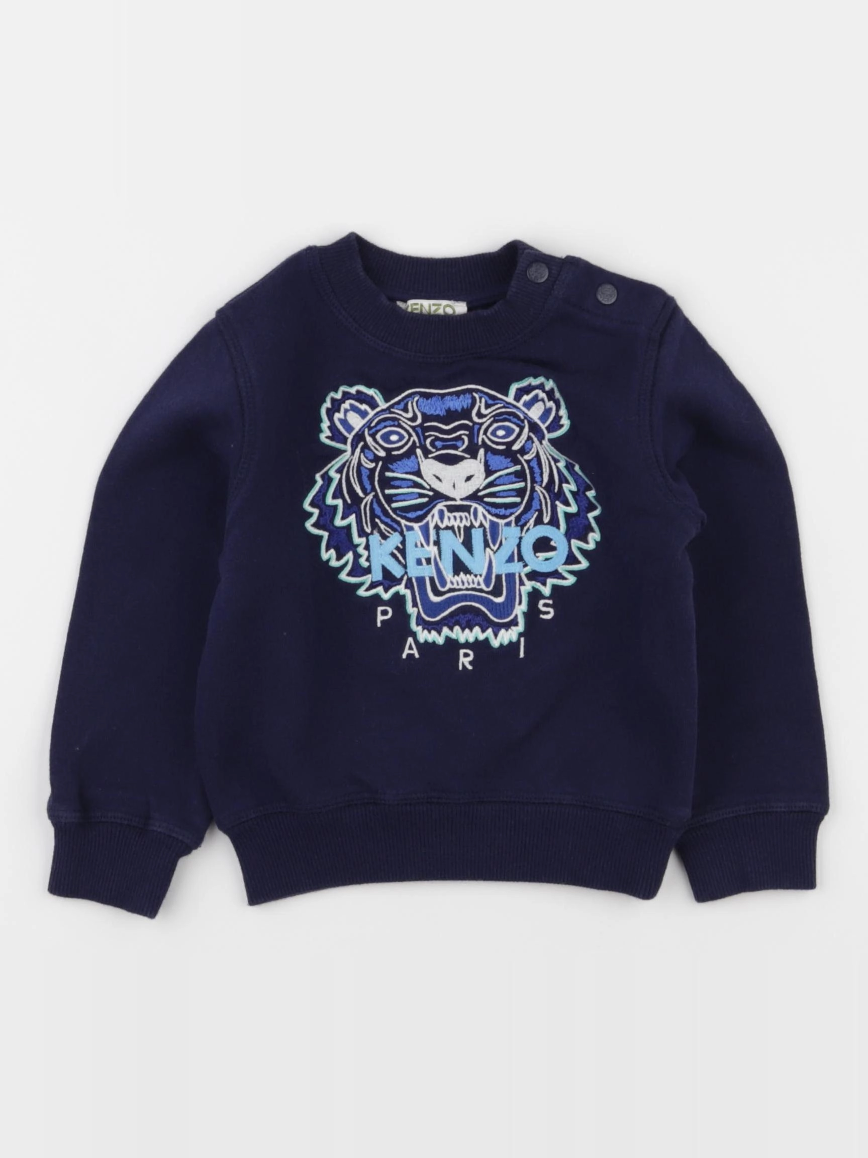 Kenzo - sweat bleu - 2 ans