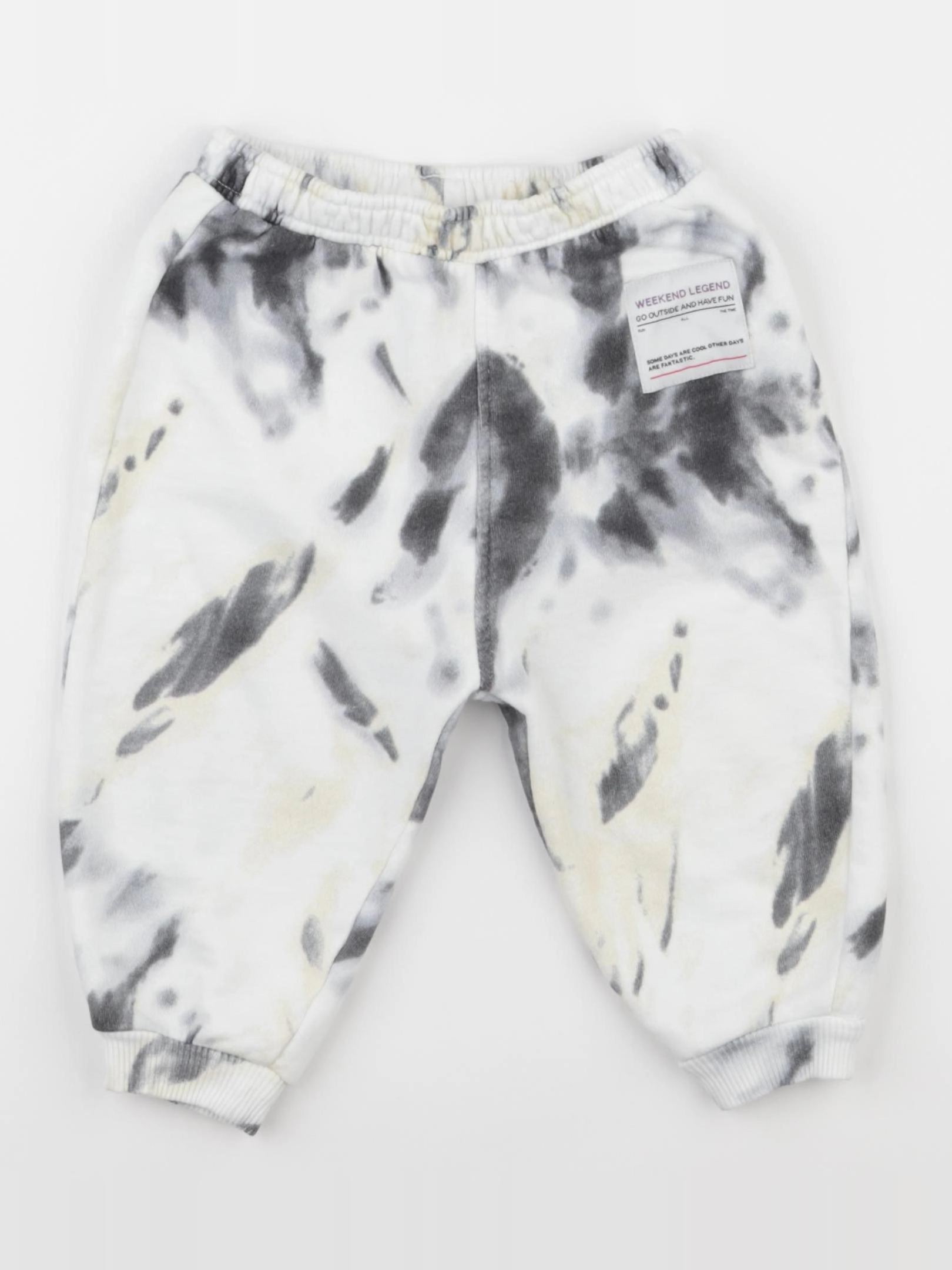 Zara - jogging blanc - 12/18 mois