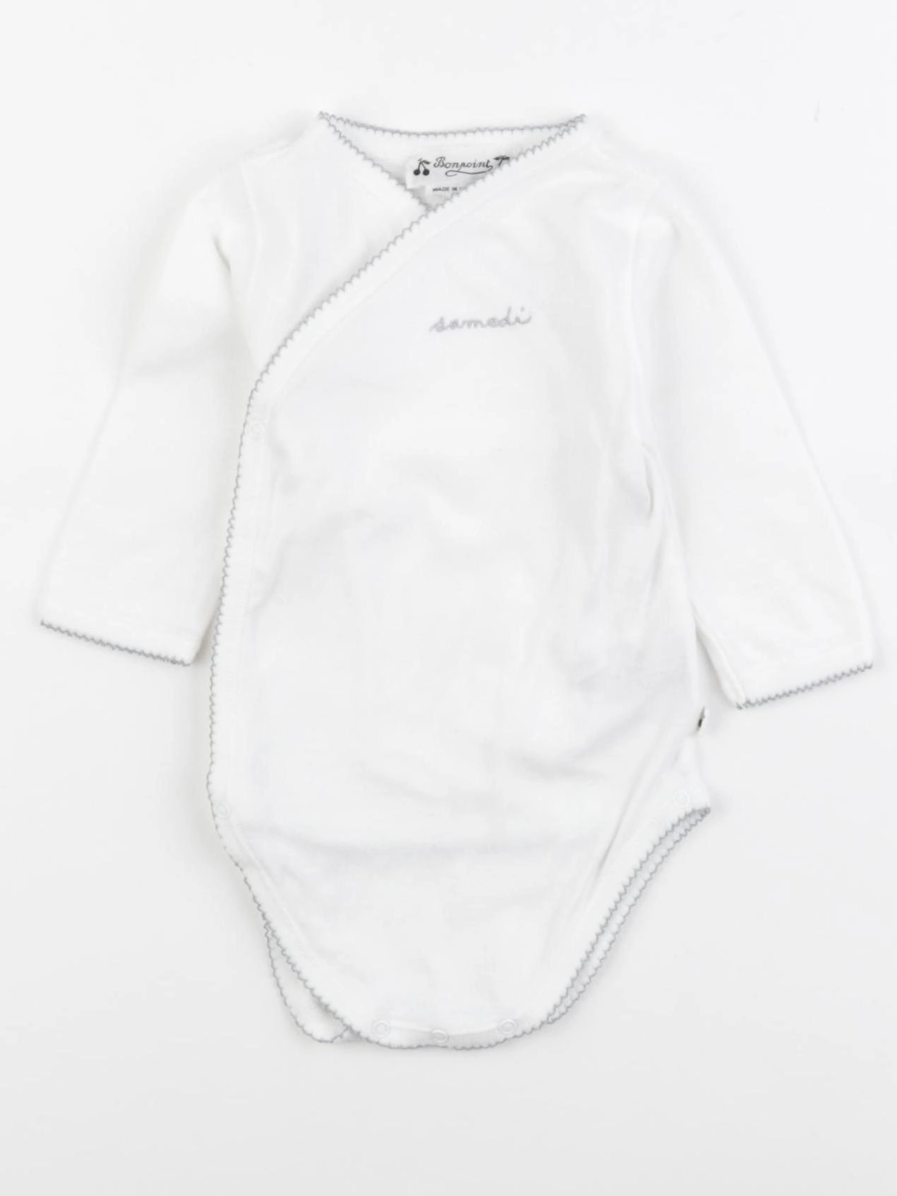 Bonpoint - body blanc - 6 mois