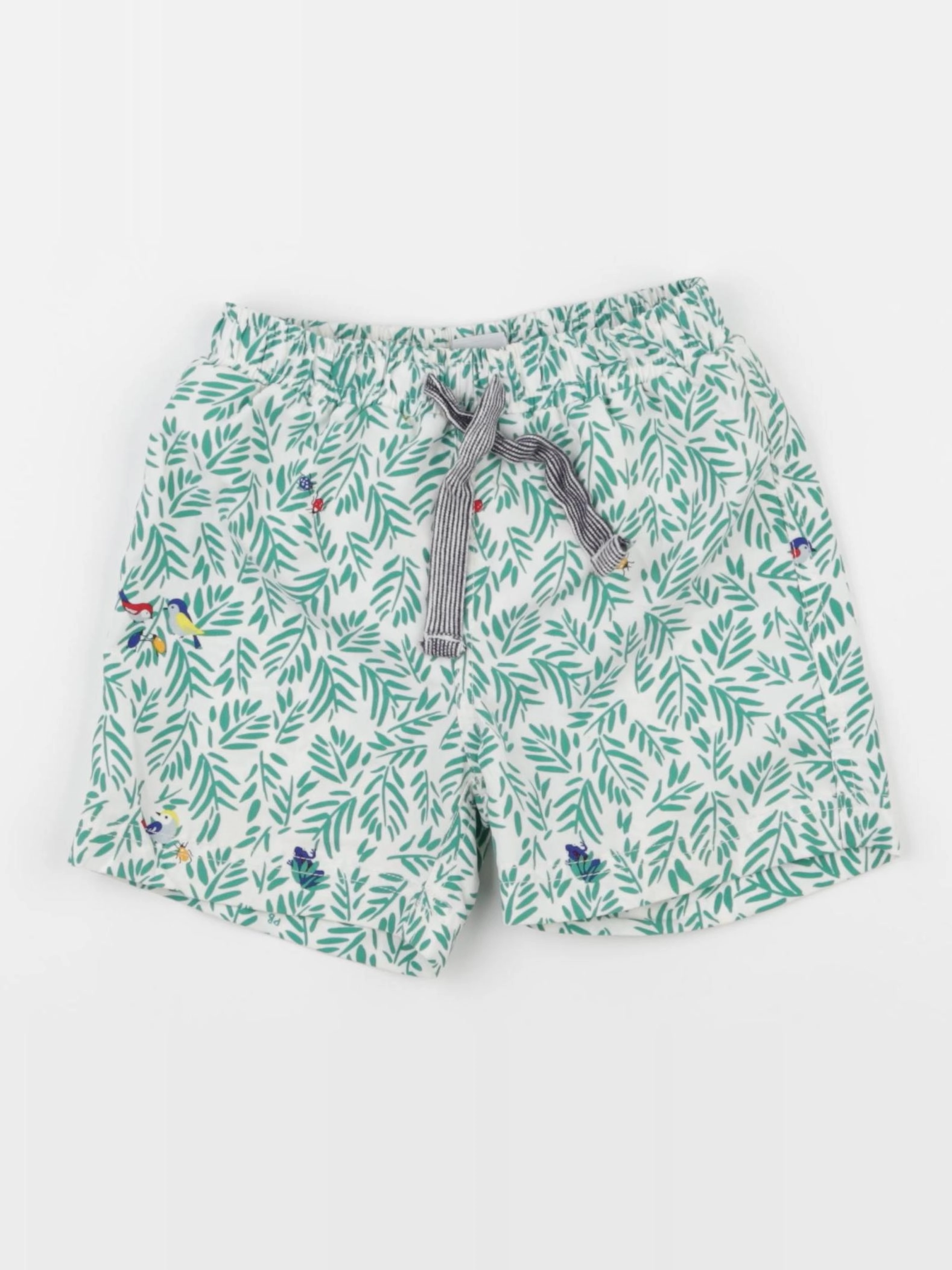 Petit Bateau - maillot de bain blanc, vert - 18 mois