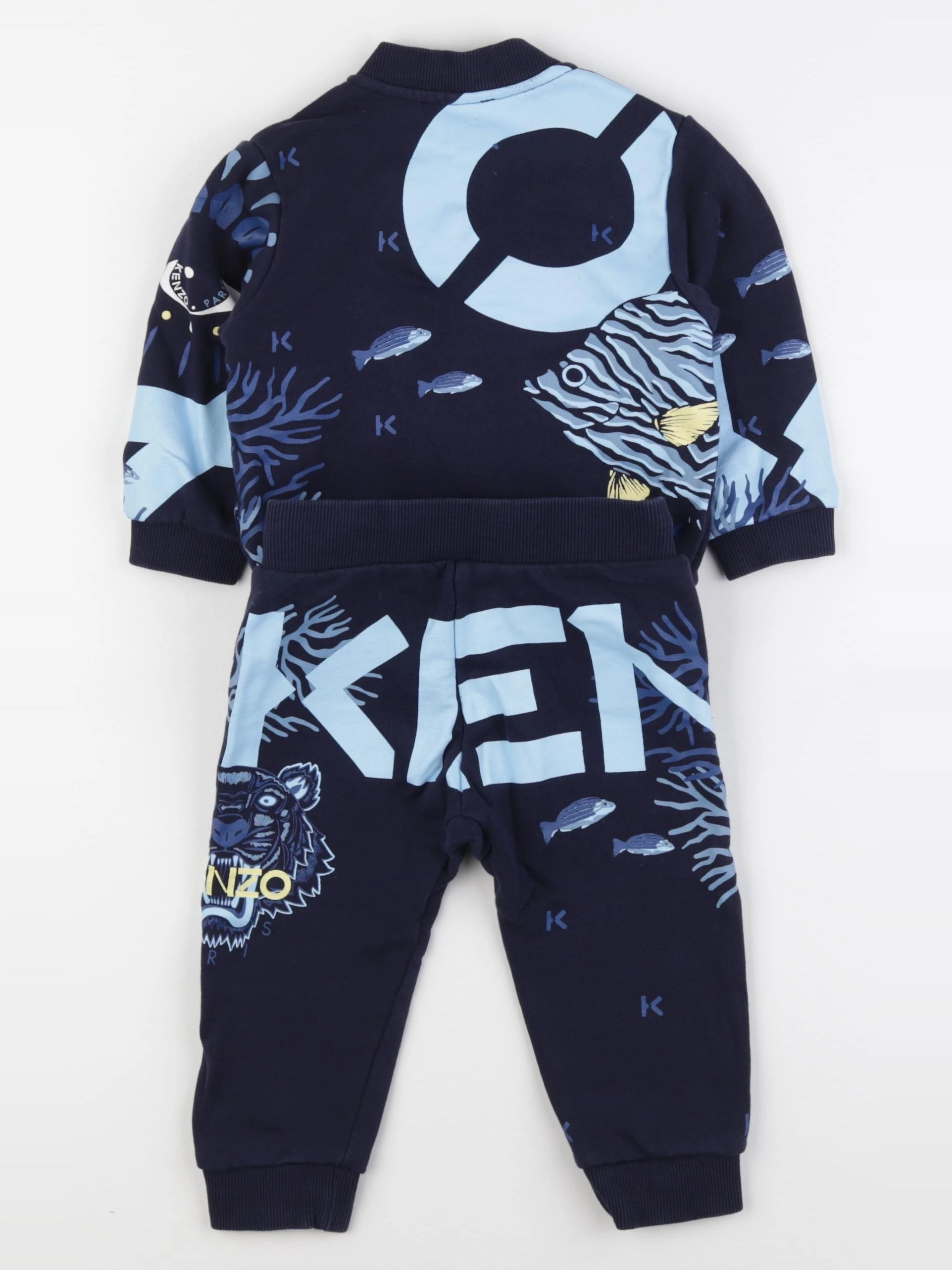 Kenzo - ensemble bleu - 18 mois