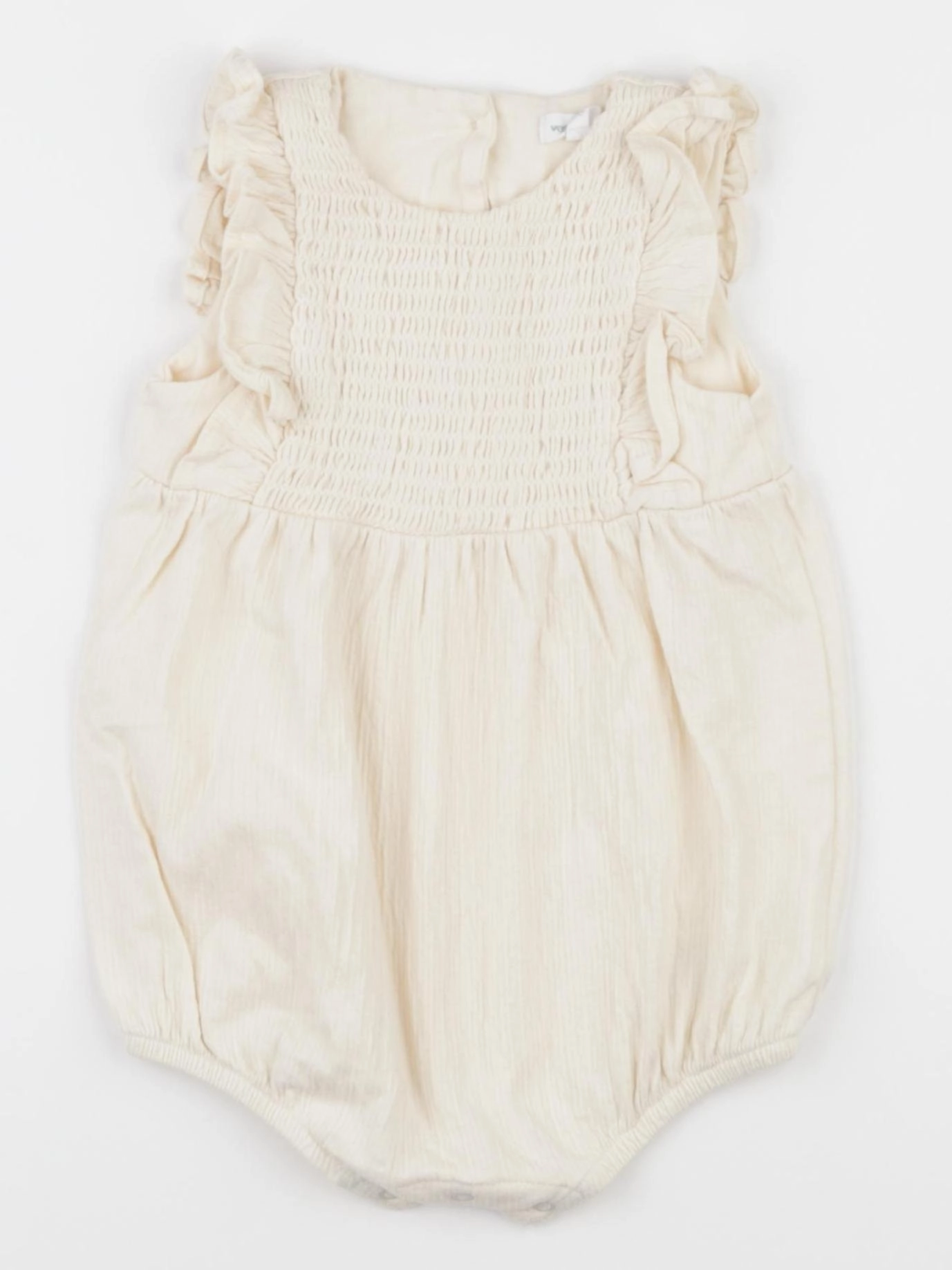 Vertbaudet - combinaison beige - 12 mois