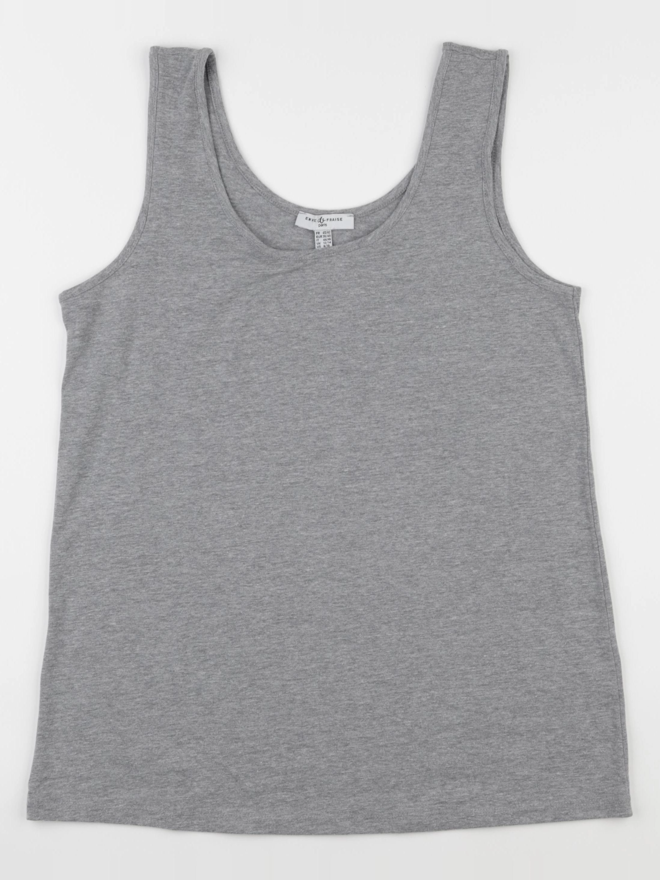 Envie de fraise - débardeur grossesse gris - 40 à 42