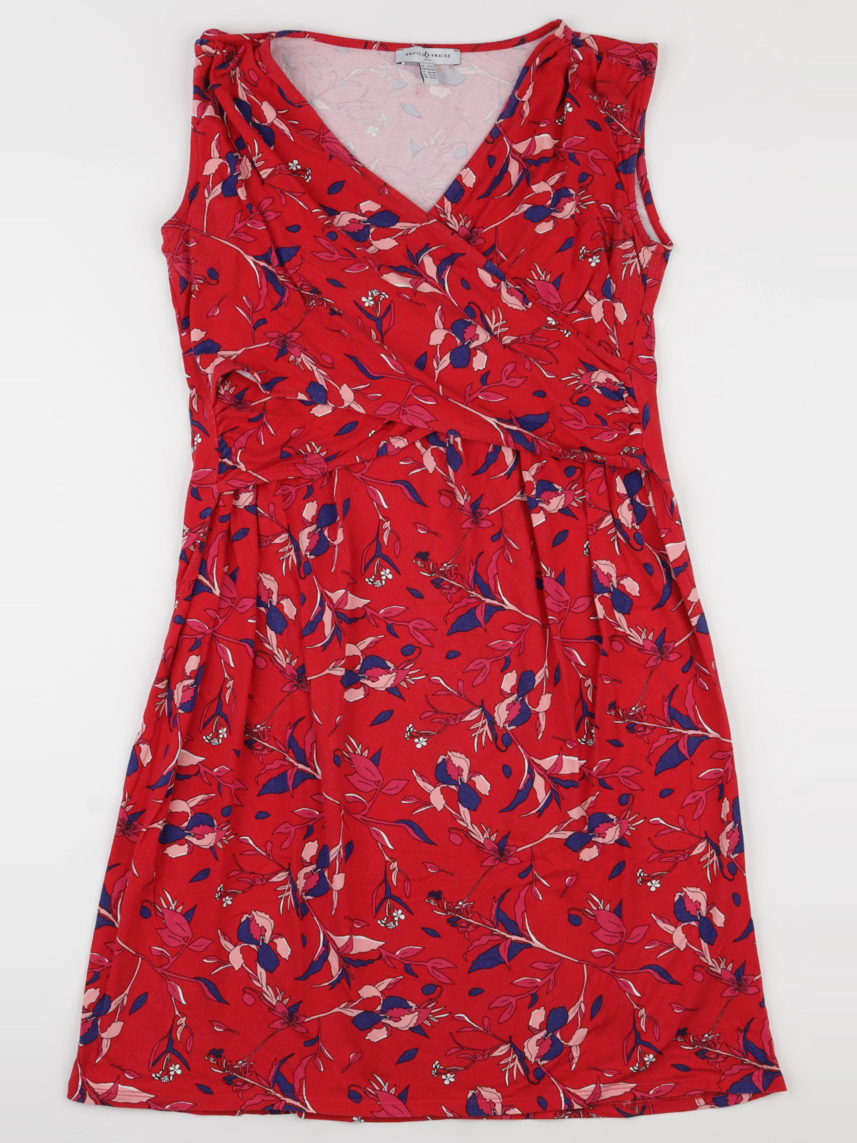 Envie de fraise - robe grossesse, allaitement rouge - 42 à 44